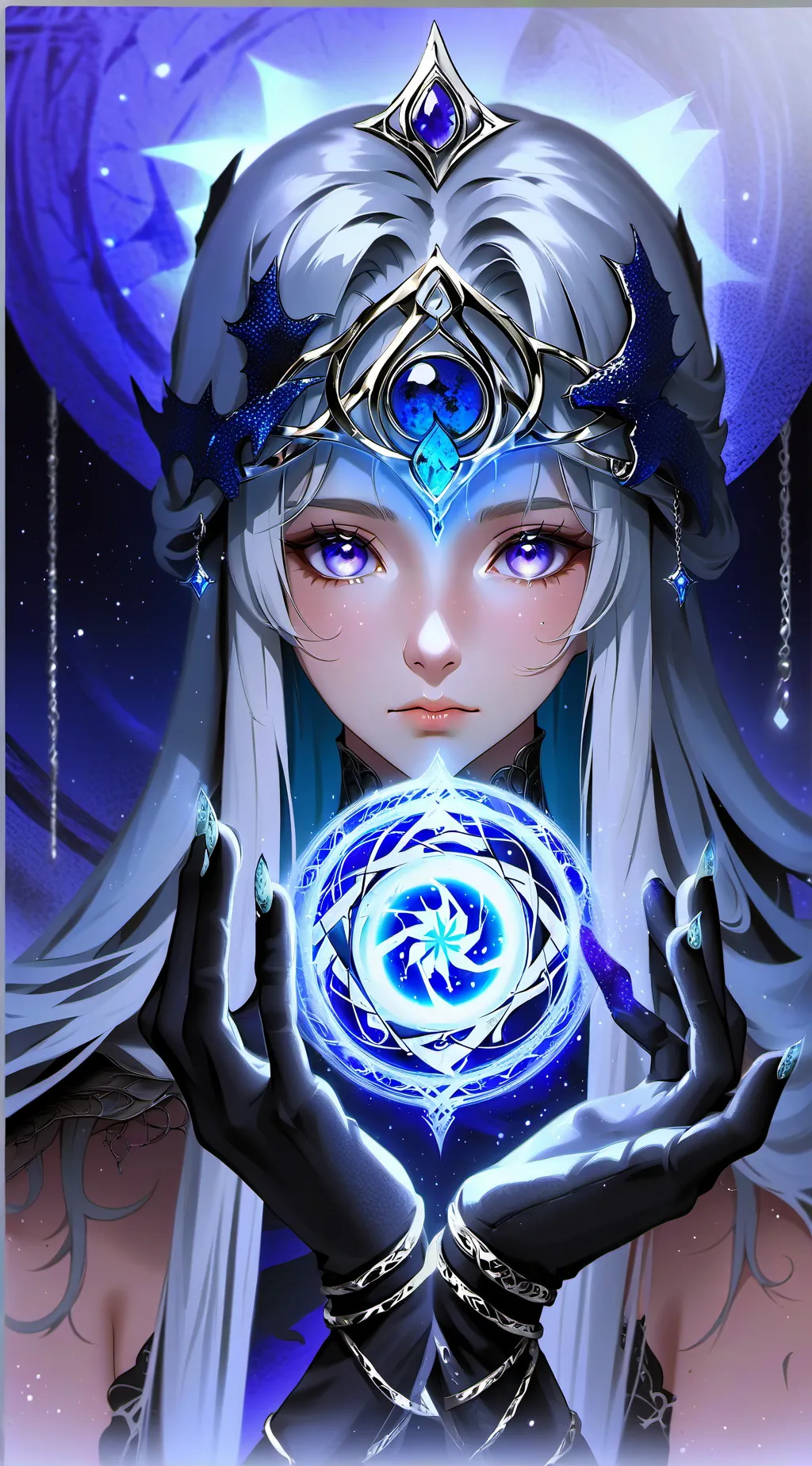 ai character: Amethyst background