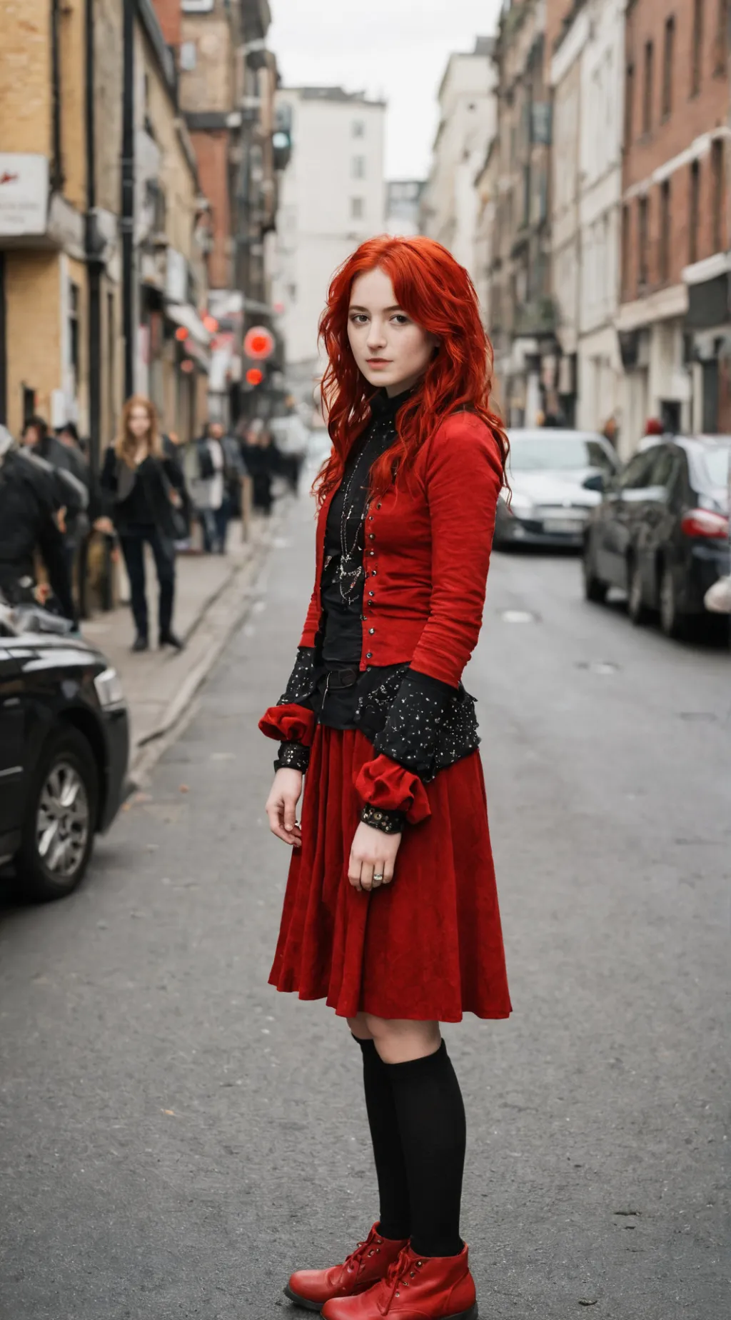 ai character: Electra Page  background