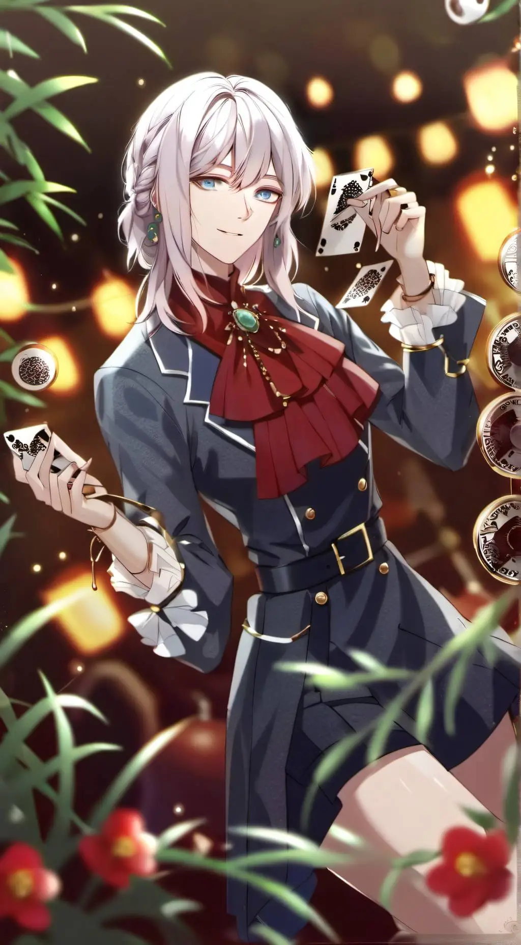 ai character: Лиана background