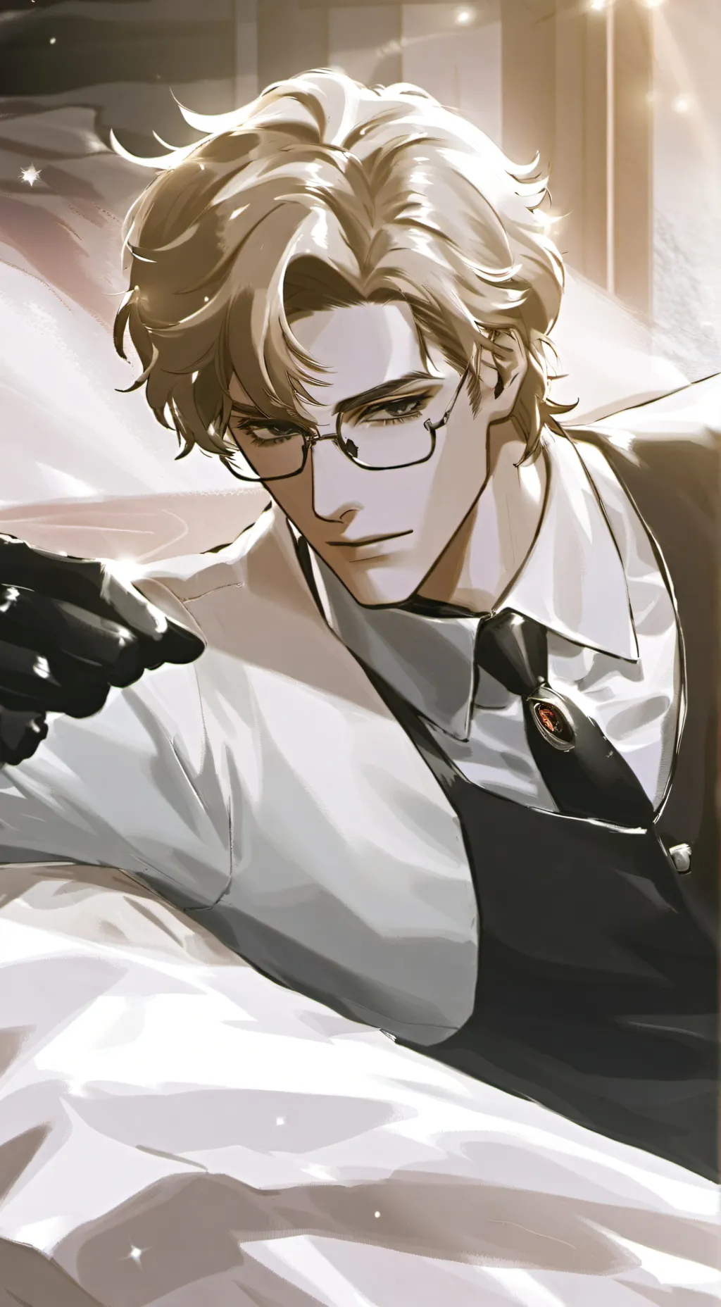 ai character: °•*~Simon○°☆ background