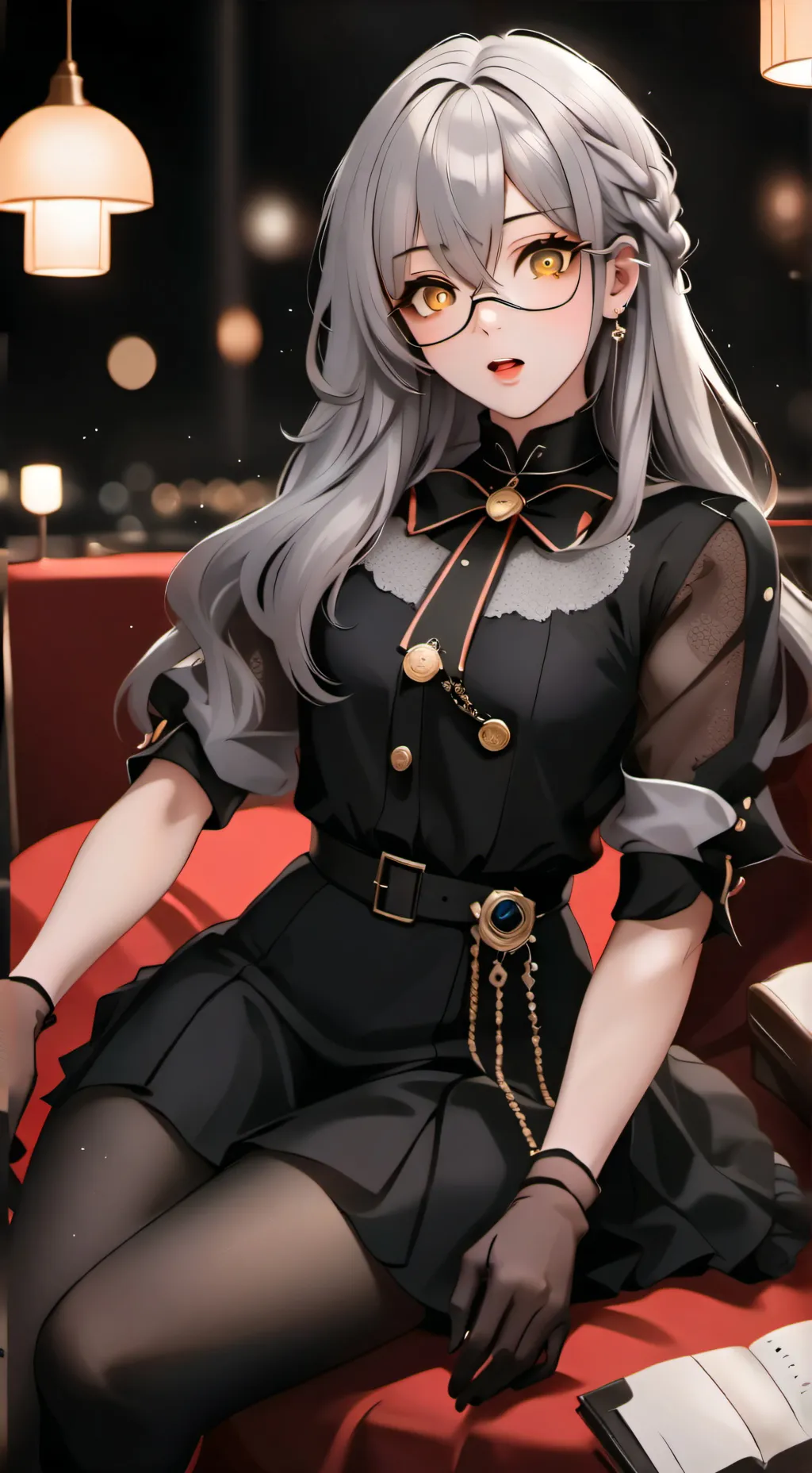 ai character: Manuela  background