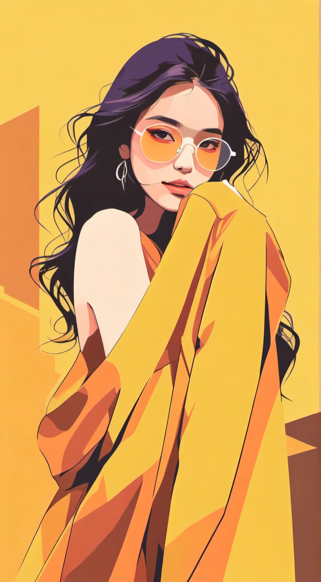 ai character: luna background