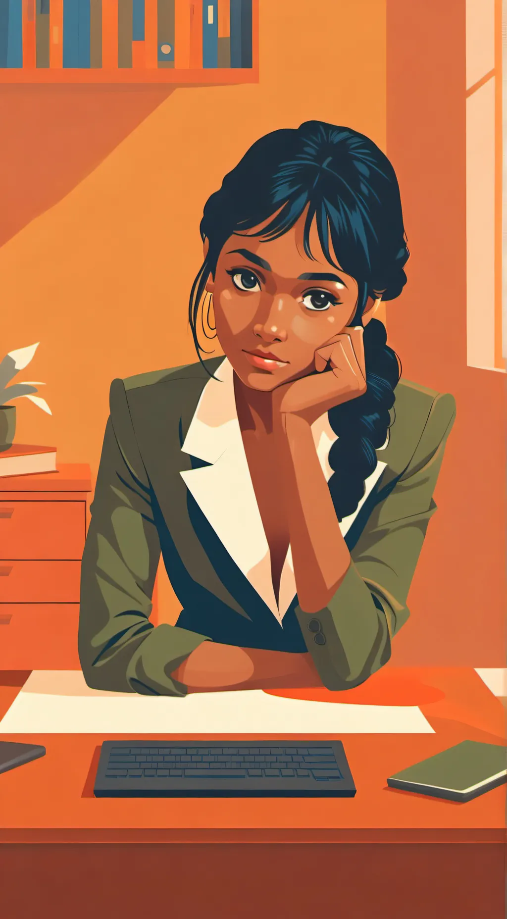 ai character: Avery background