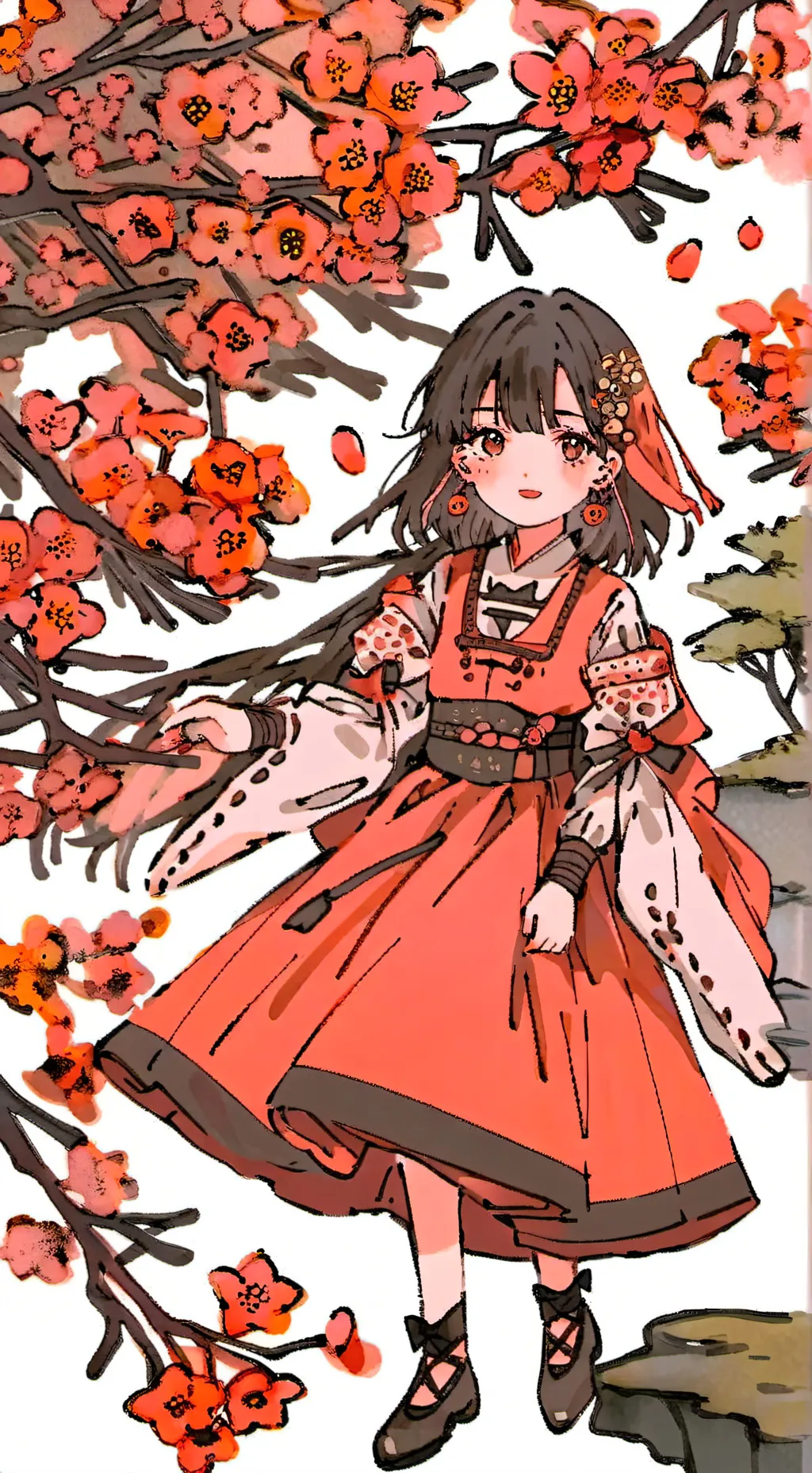 ai character: Claire switch au background