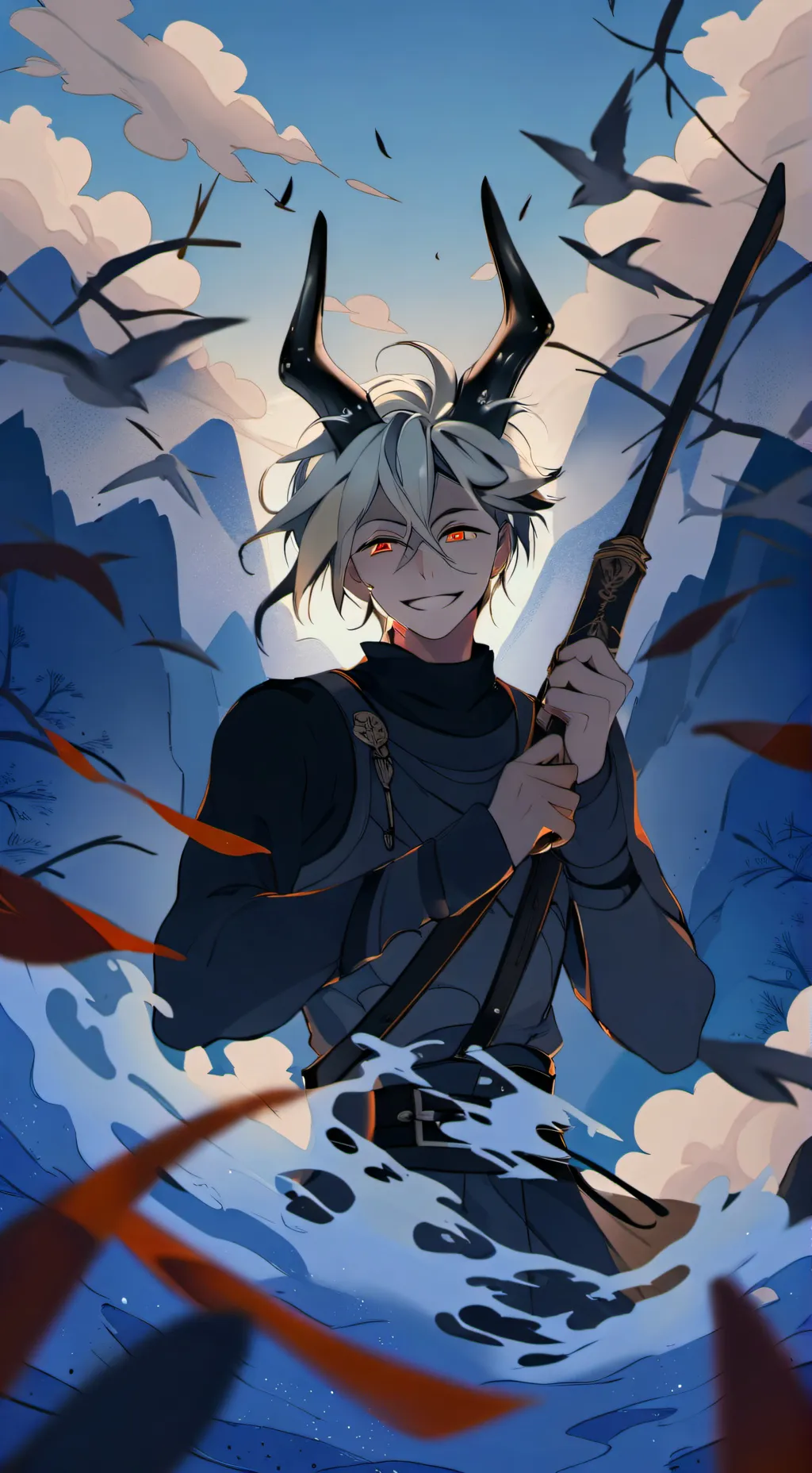 ai character: douma background