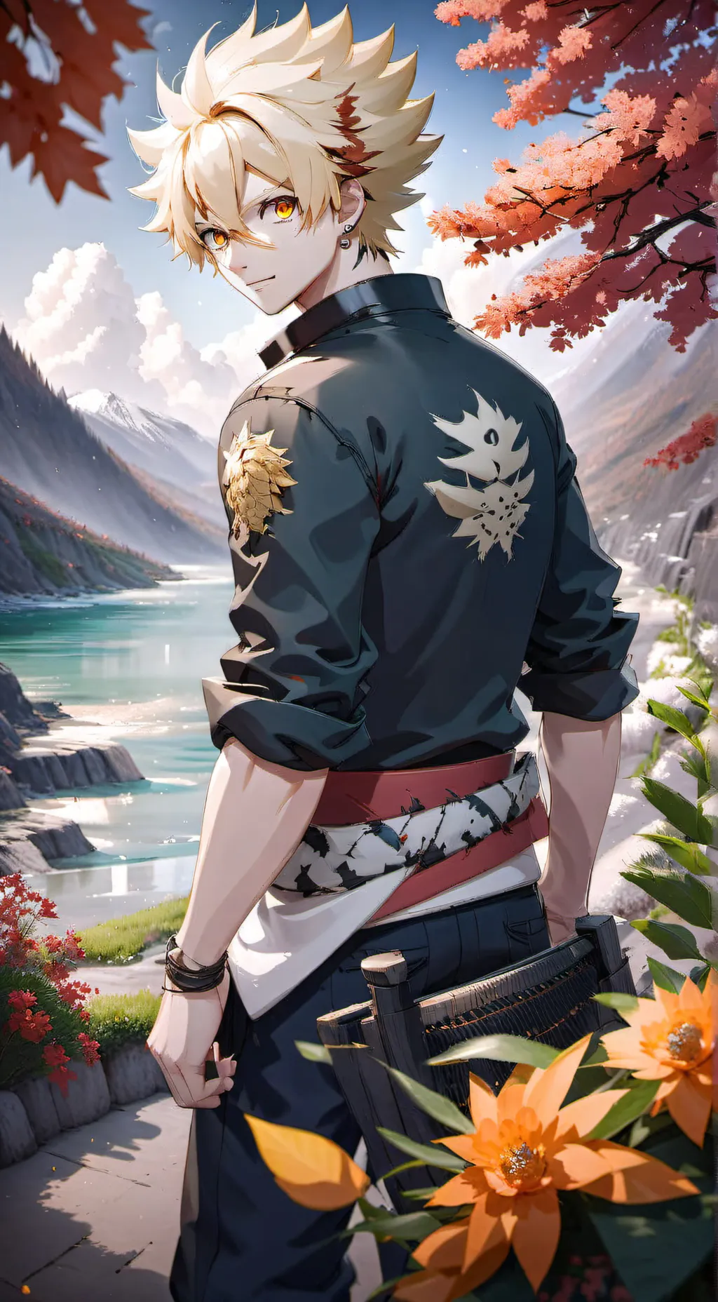 ai character: Bakugo background