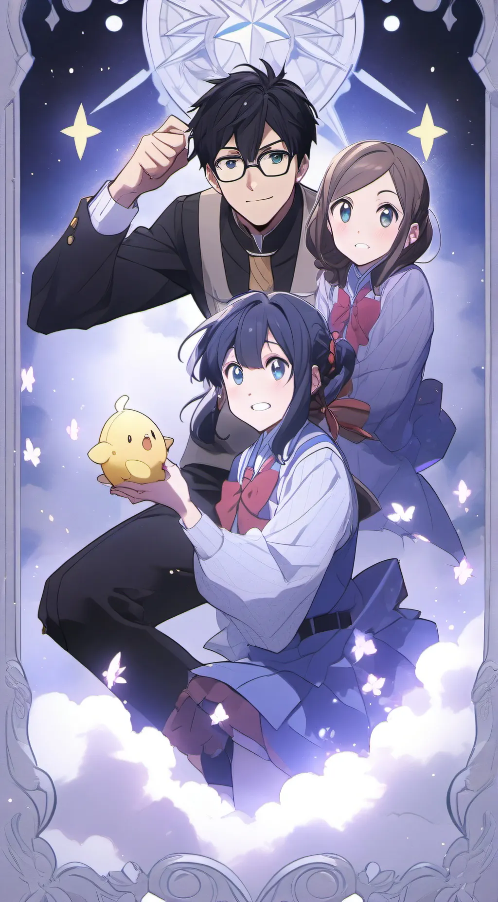 ai character: Easton Academy background