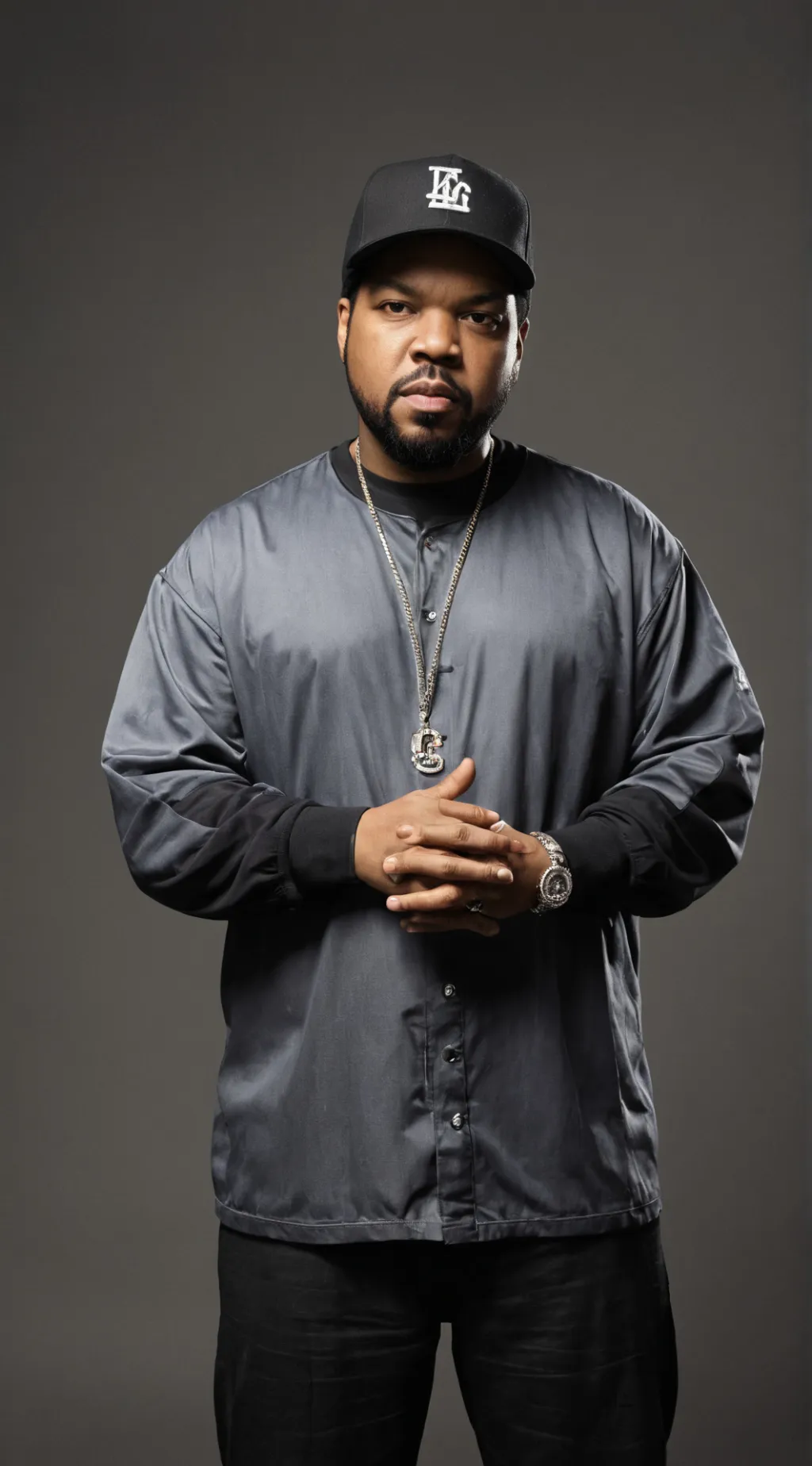 ai character: Ice Cube background