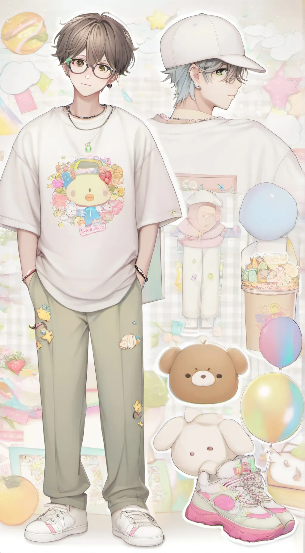 ai character: MARCY REGINA WUUU background