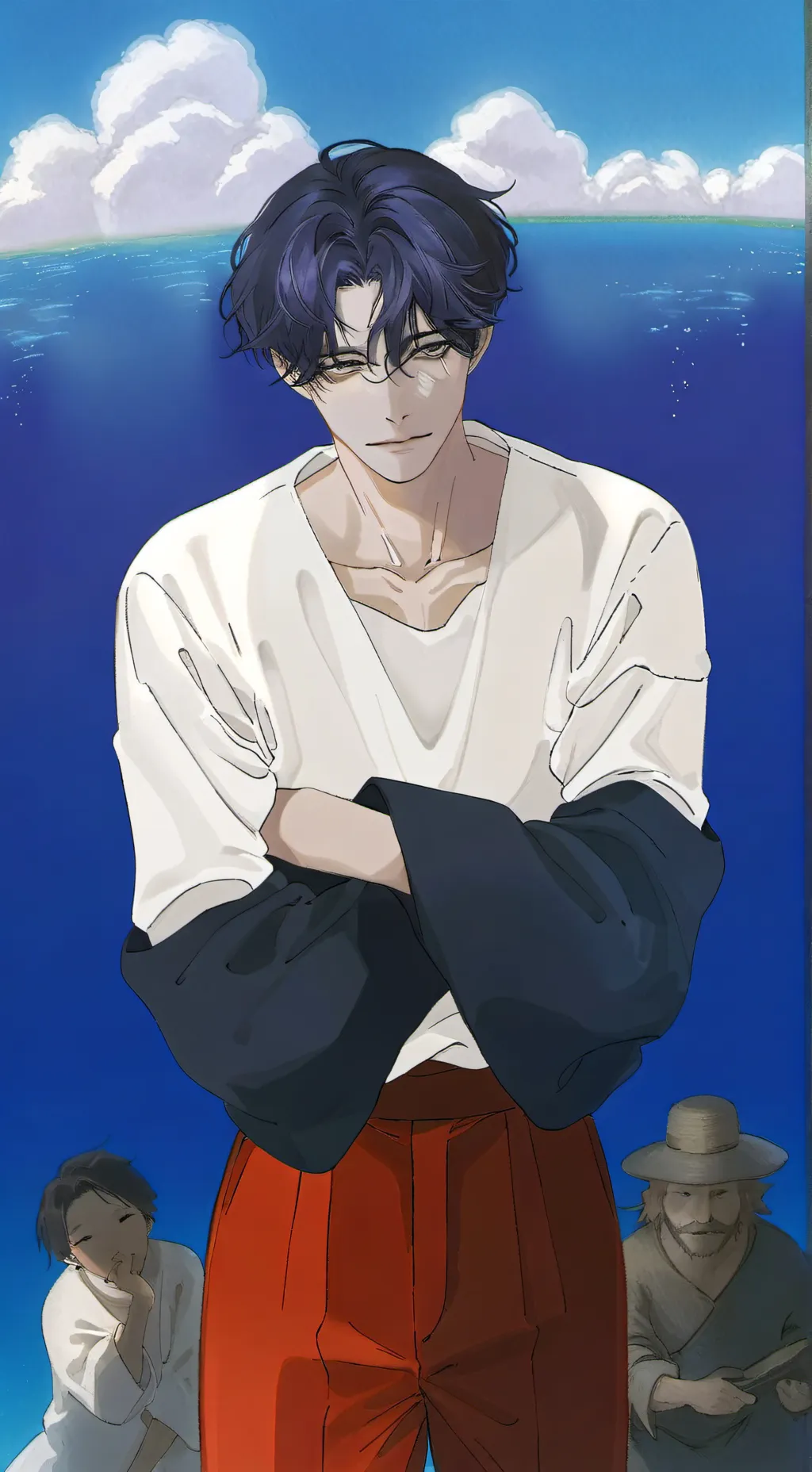 ai character: Эдвард  background