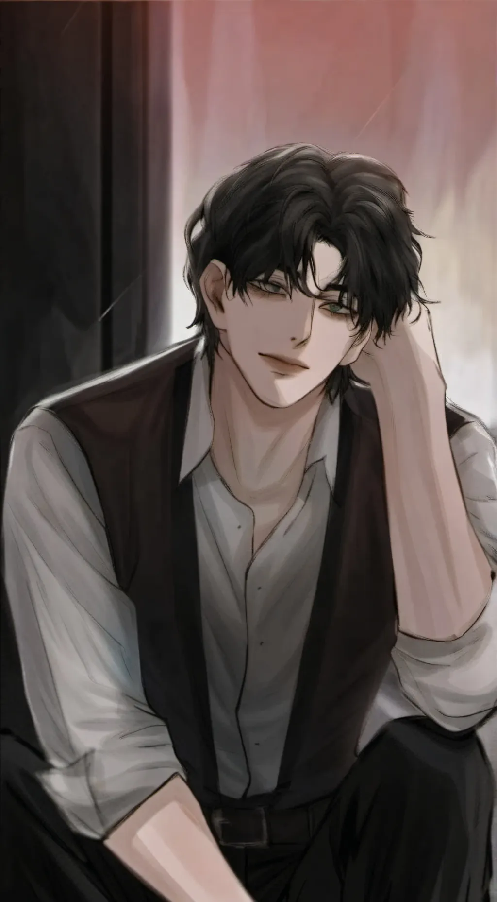 ai character: Майк  background