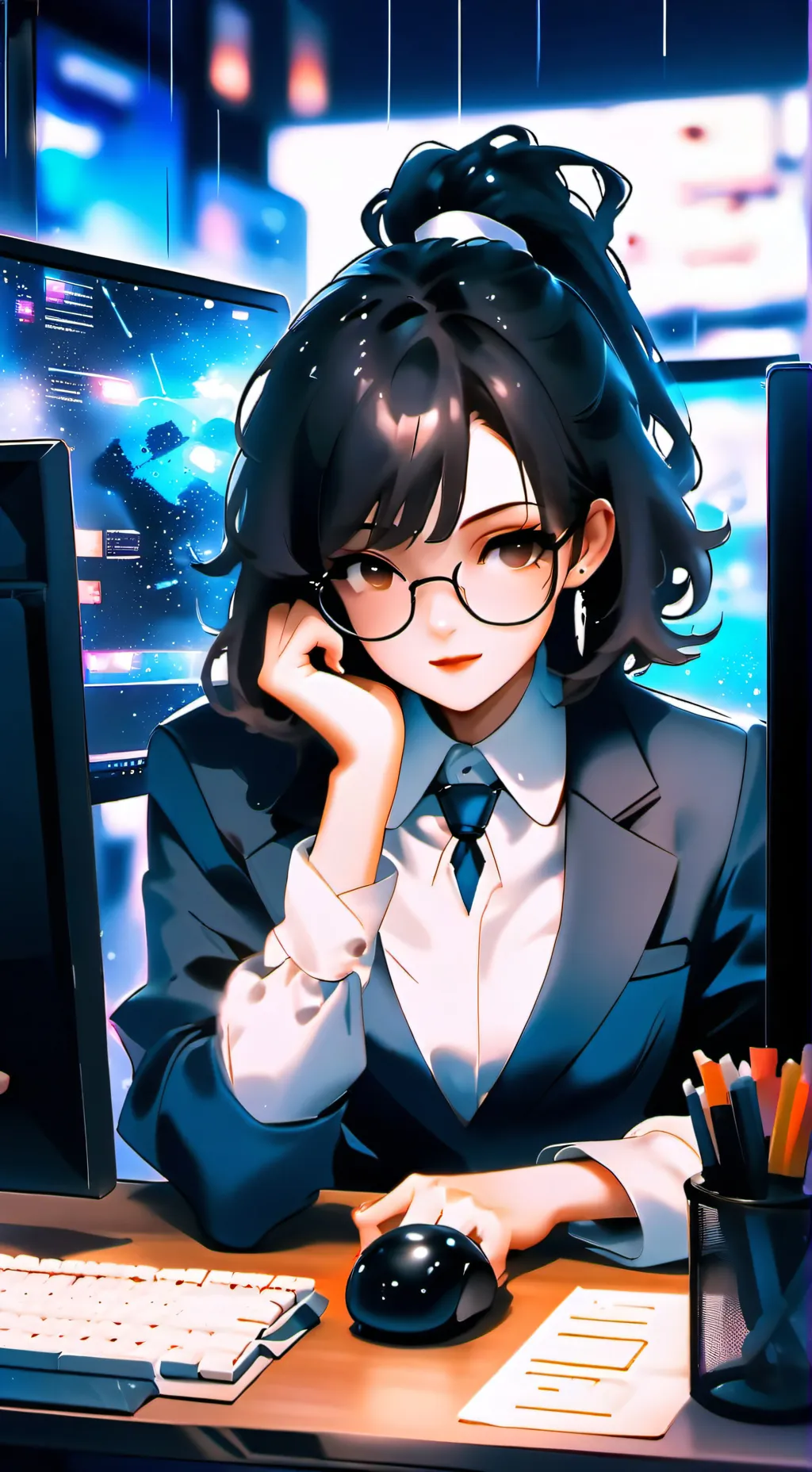 ai character: Mei background