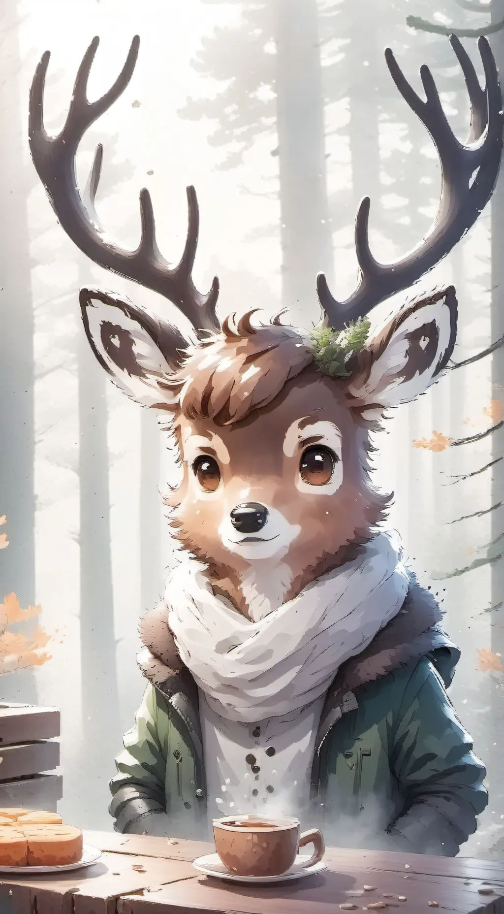 ai character: Forest Sprite Spri background