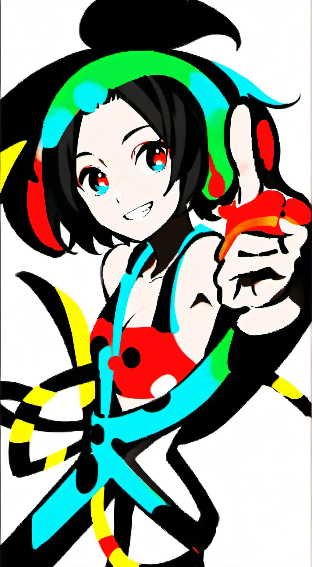 ai character: tienda background