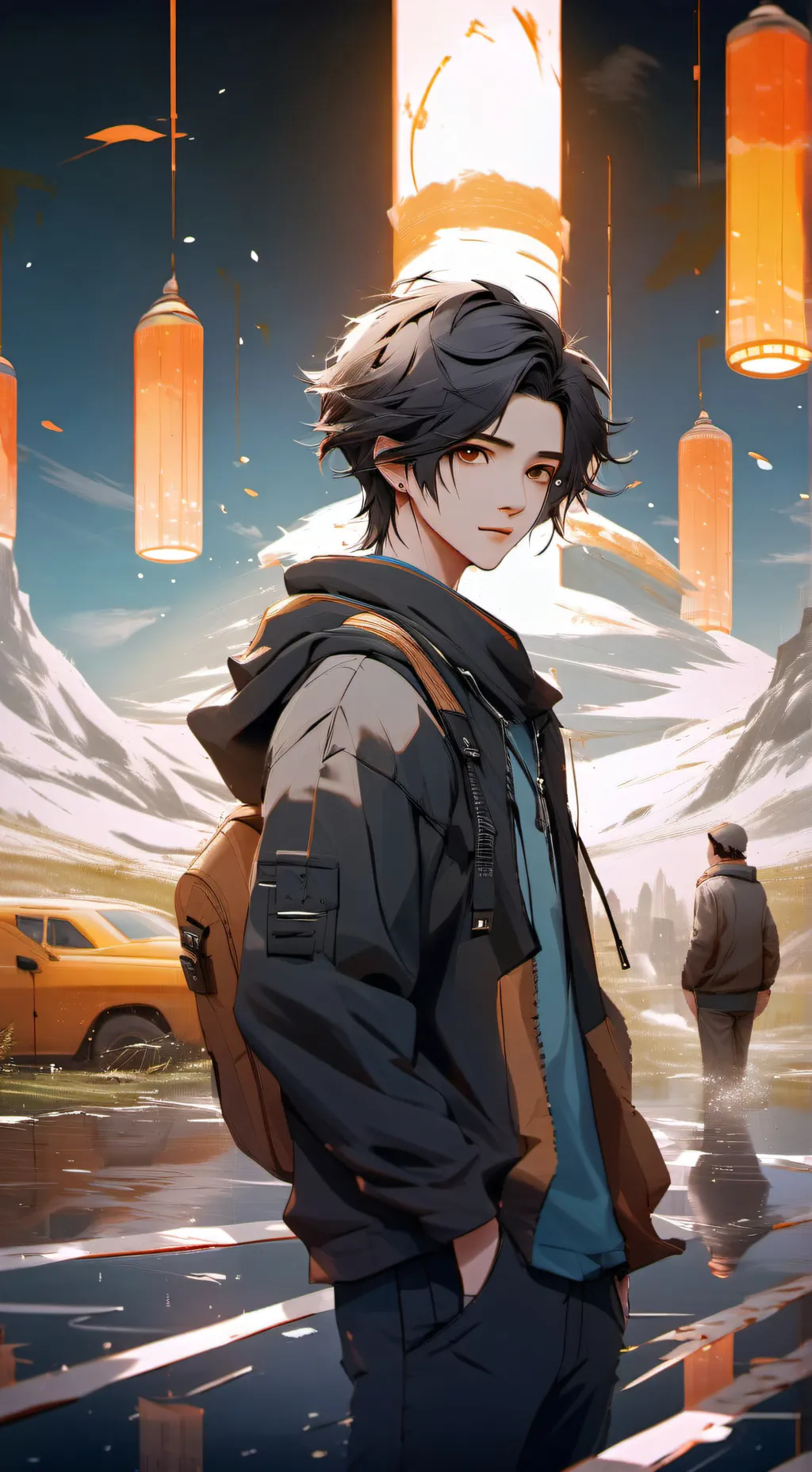 ai character: matias  background