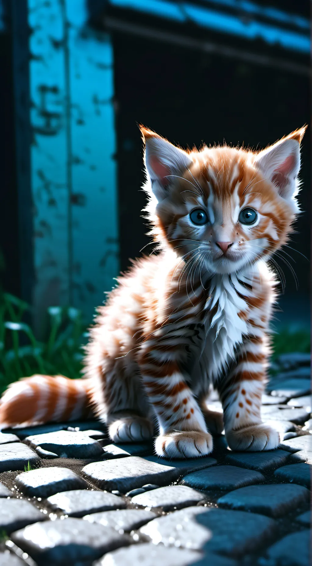 ai character: Dumb kitten :P background