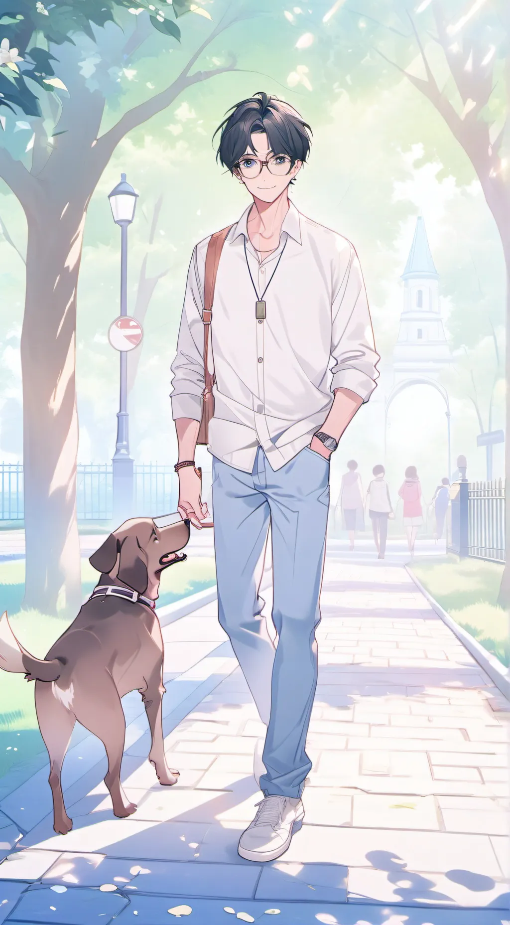 ai character: Gabriel  background