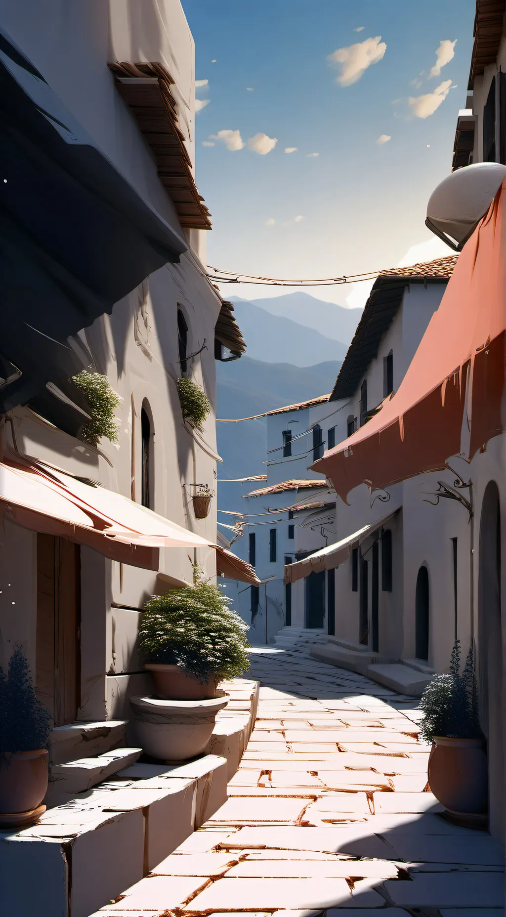 ai character: scuola background