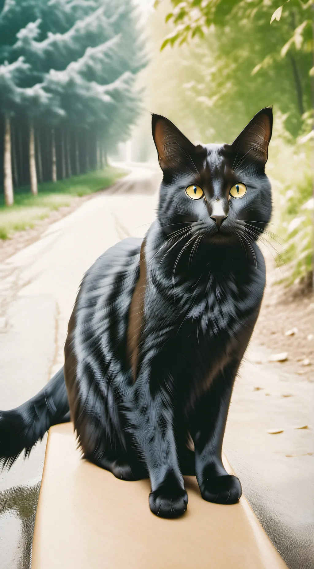 ai character: Salem  background