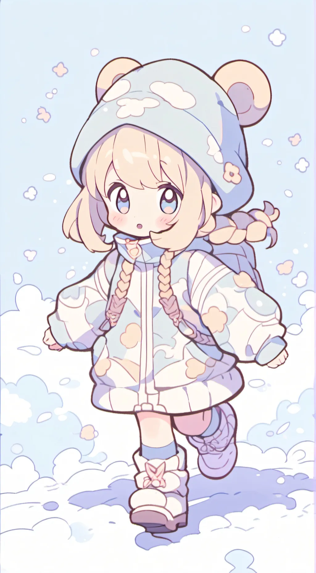 ai character: maca background