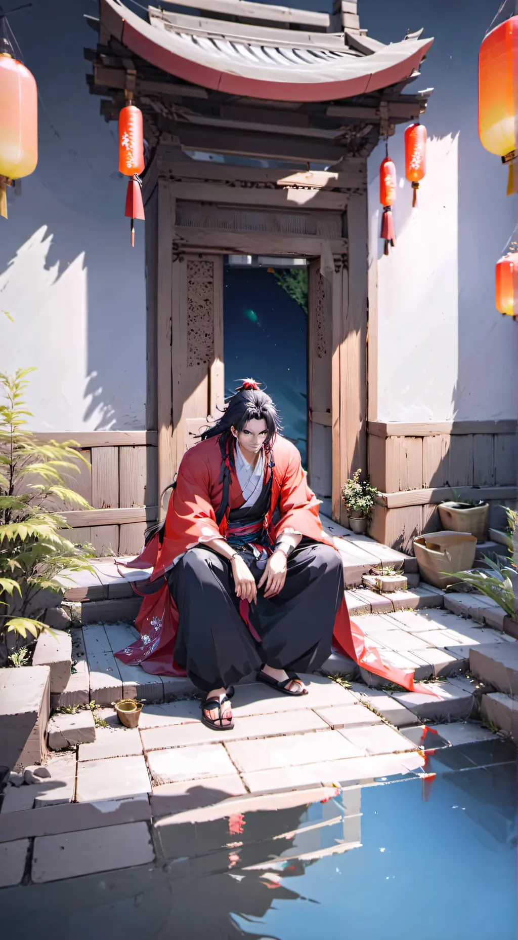 ai character: pictures background