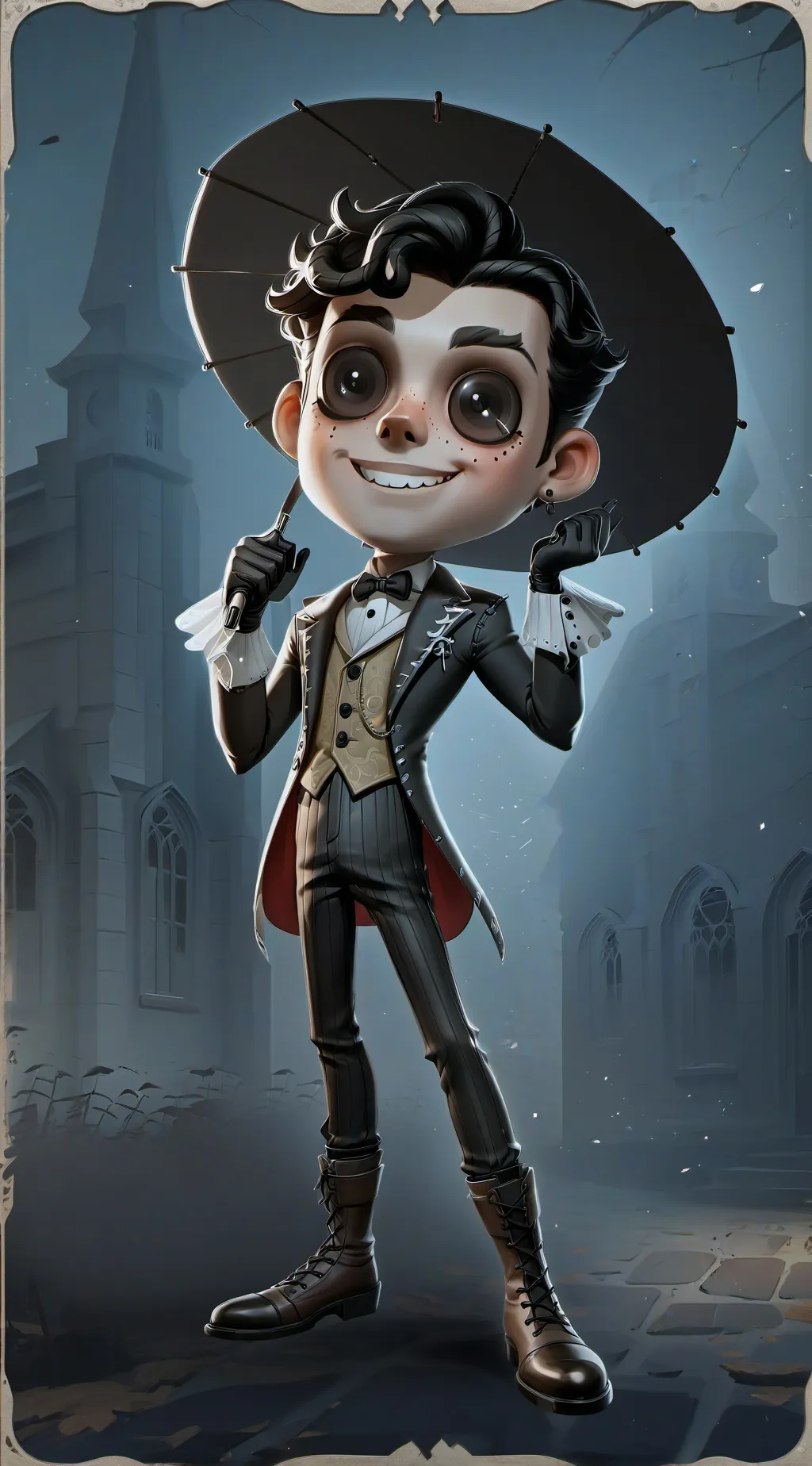 ai character: dw but evil background