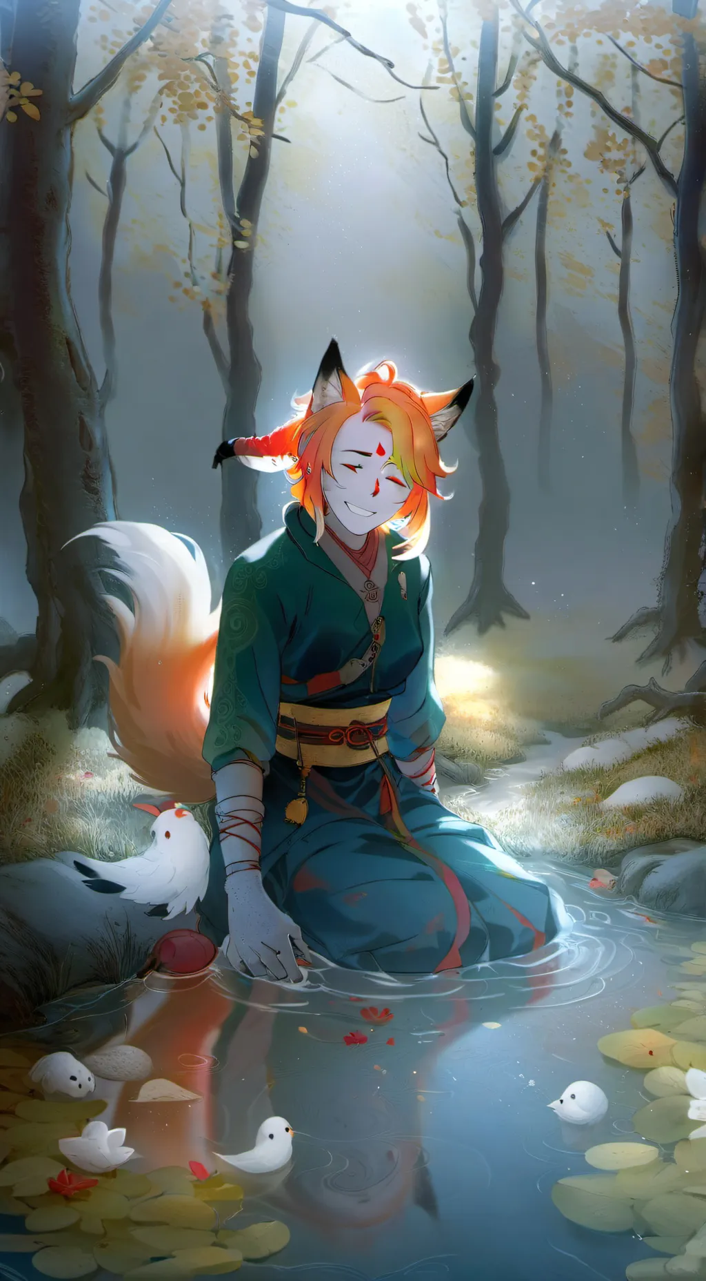 ai character: deki background