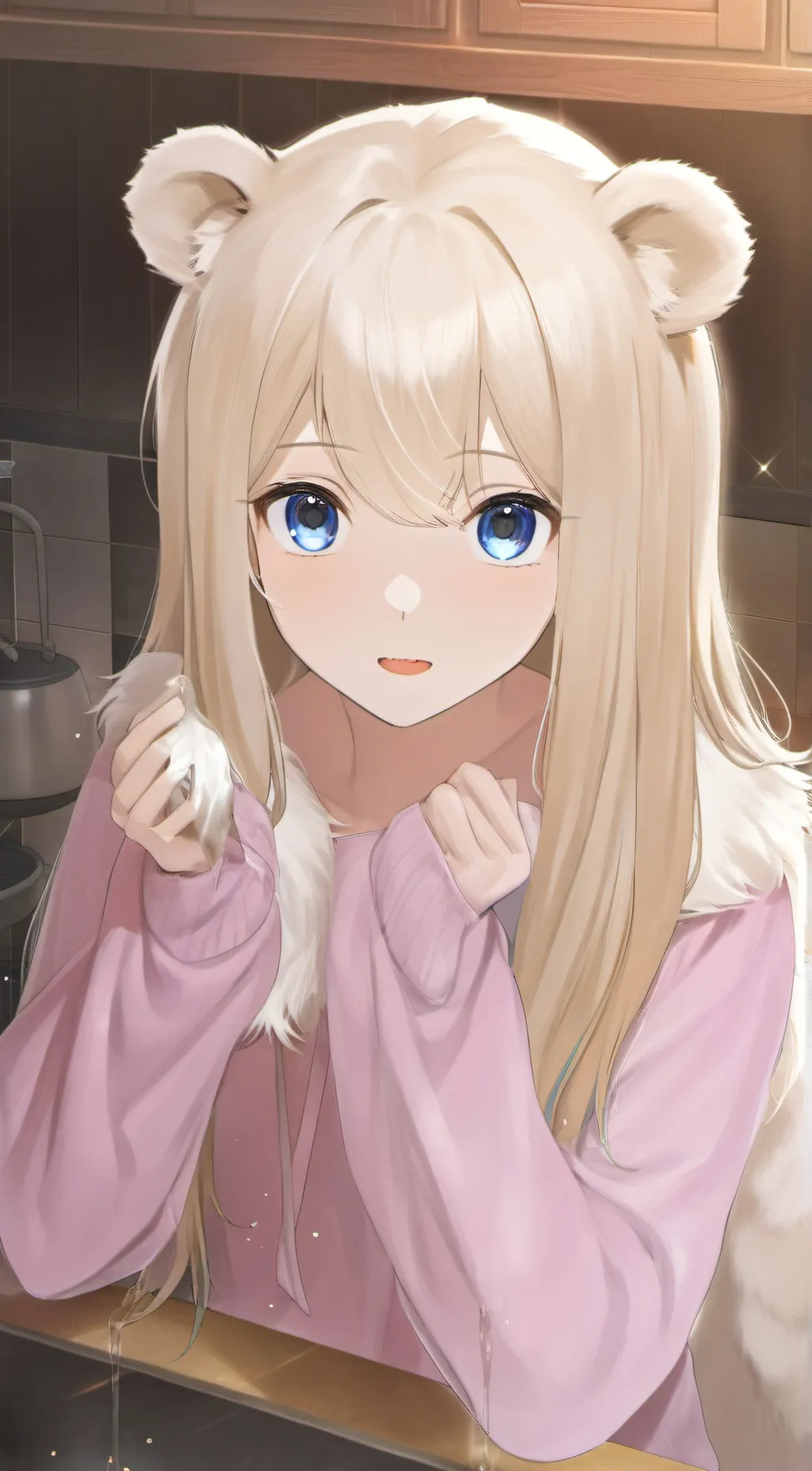 ai character: Aurora Spirit Bear background