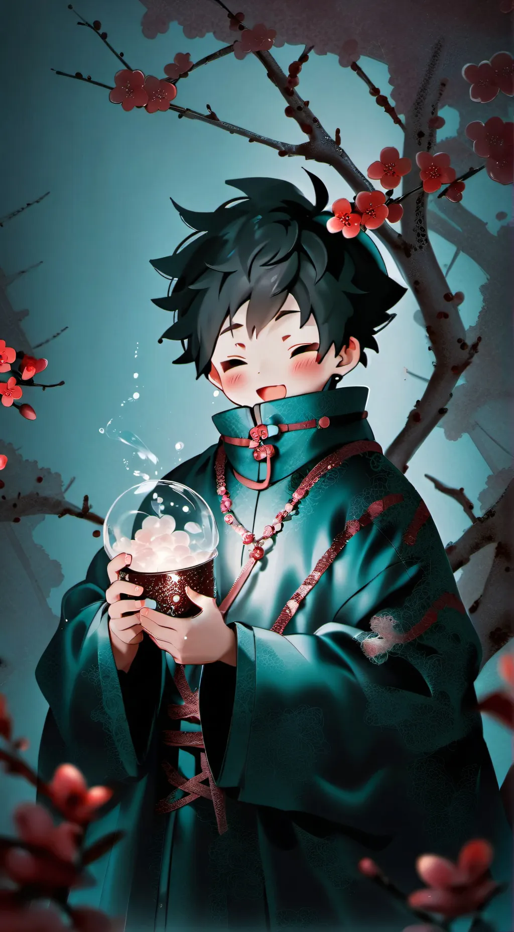 ai character: deku background