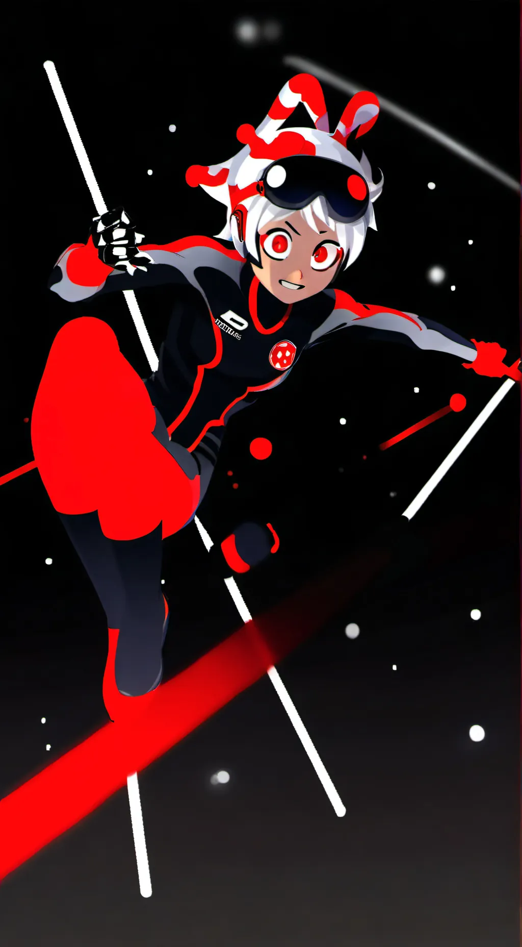 ai character: Sus sprunki  background