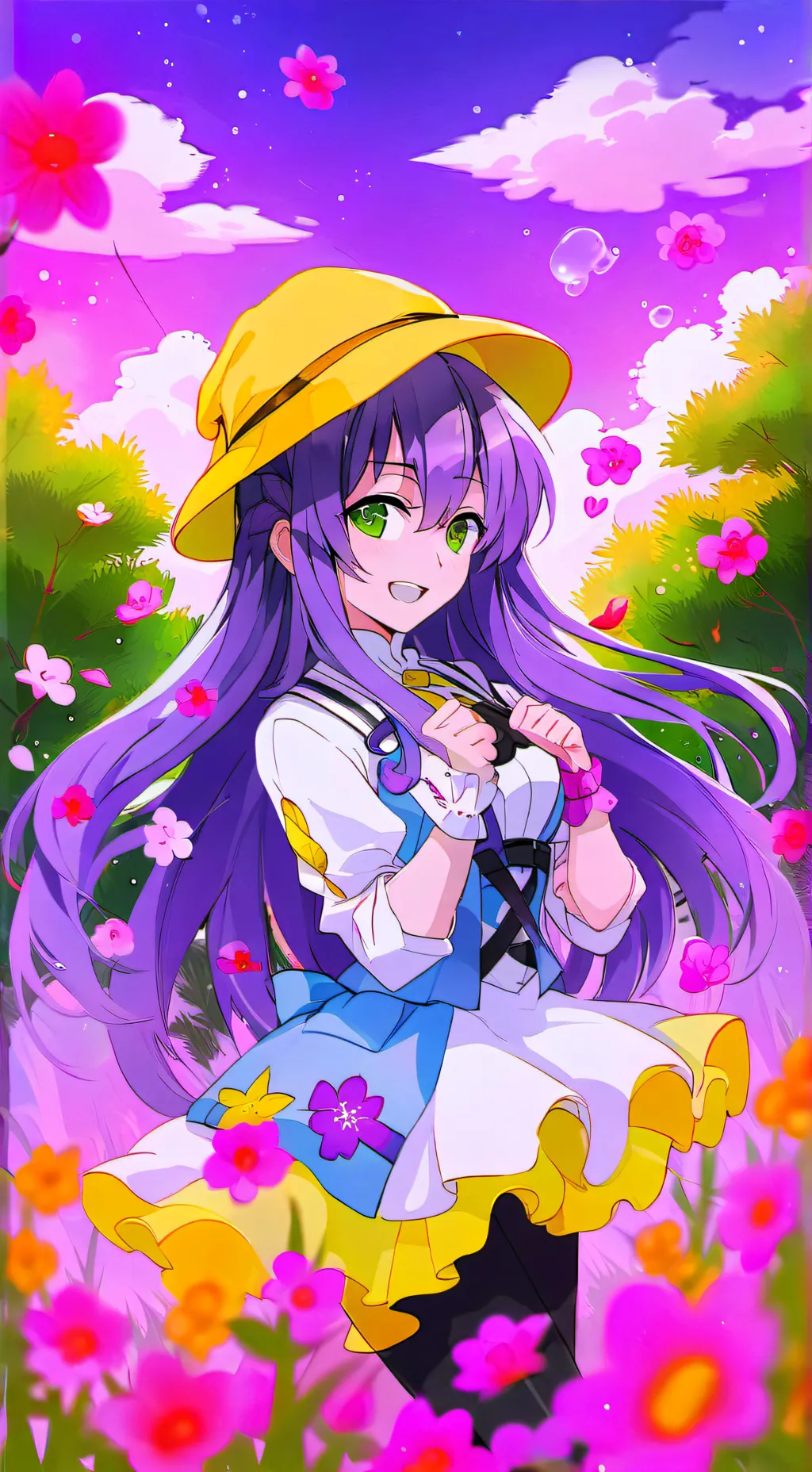 ai character: Tu Novia  background