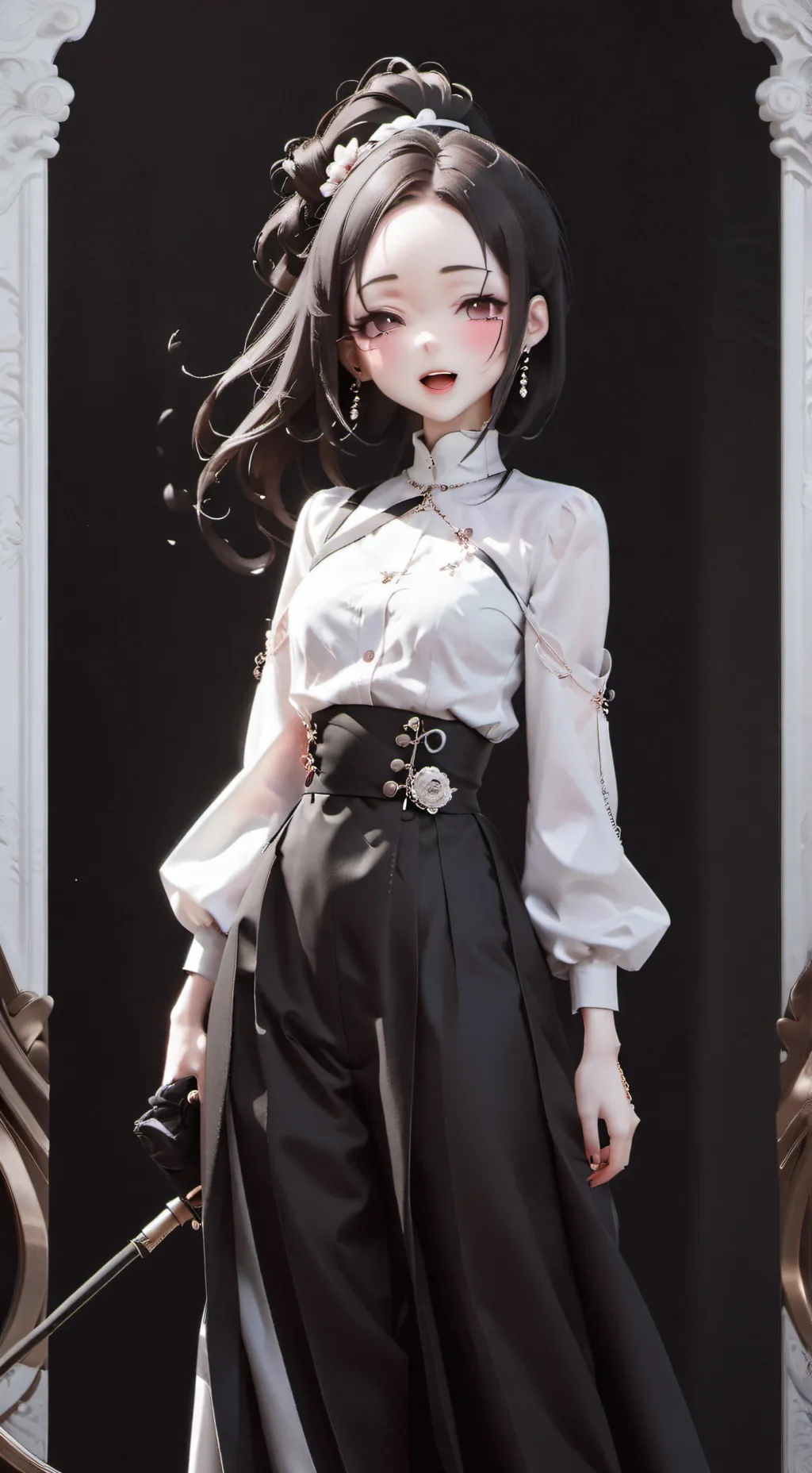 ai character: Tina  background