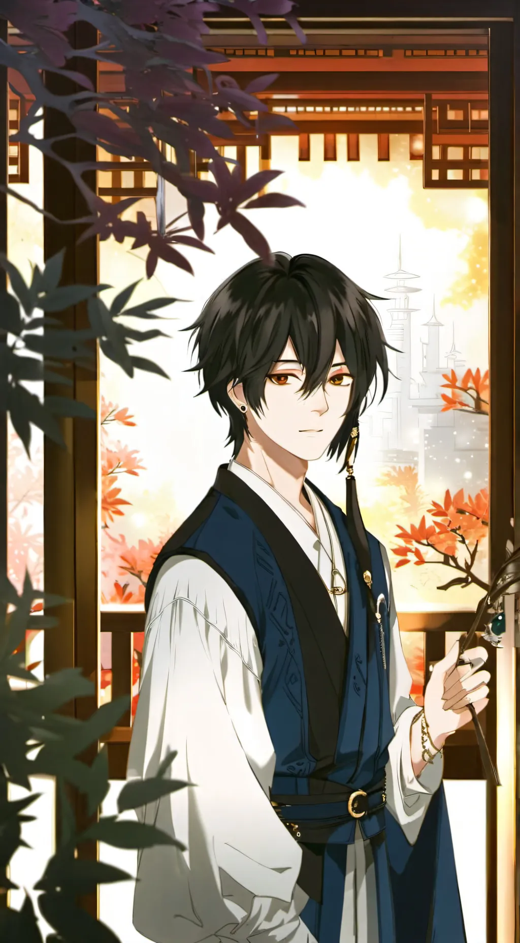 ai character: Daniel  background