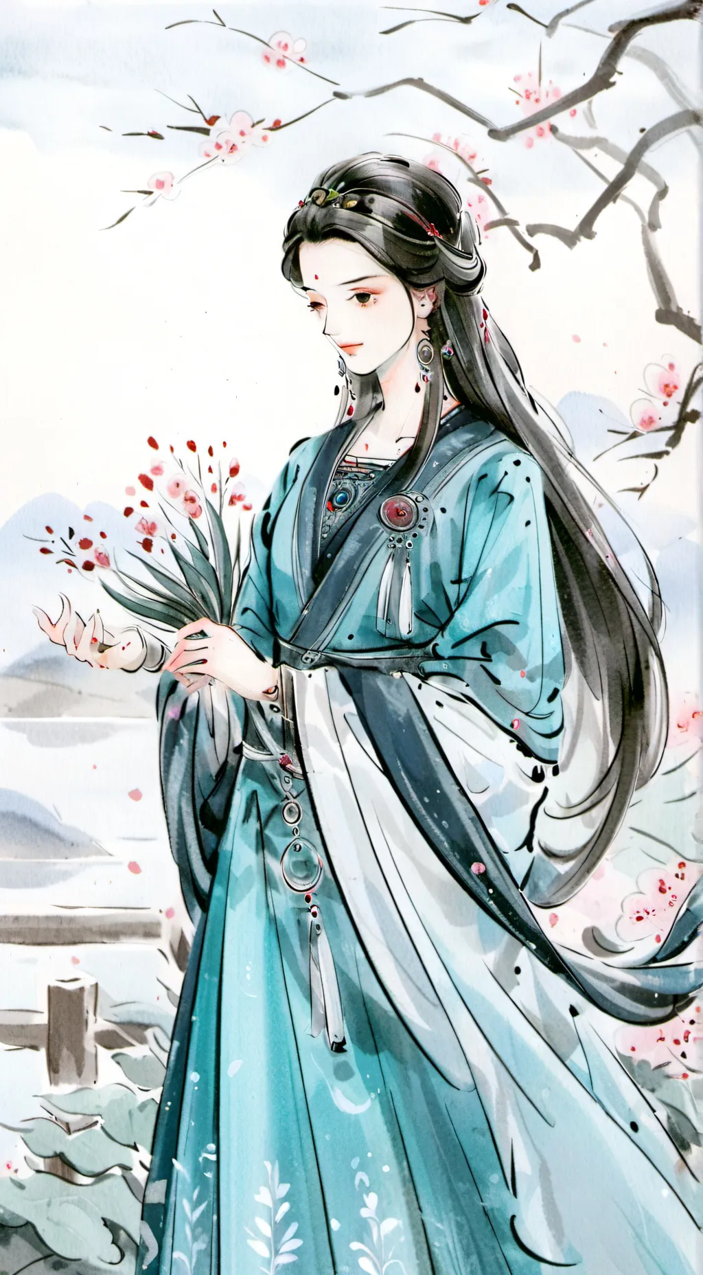 ai character: $alina Wang background