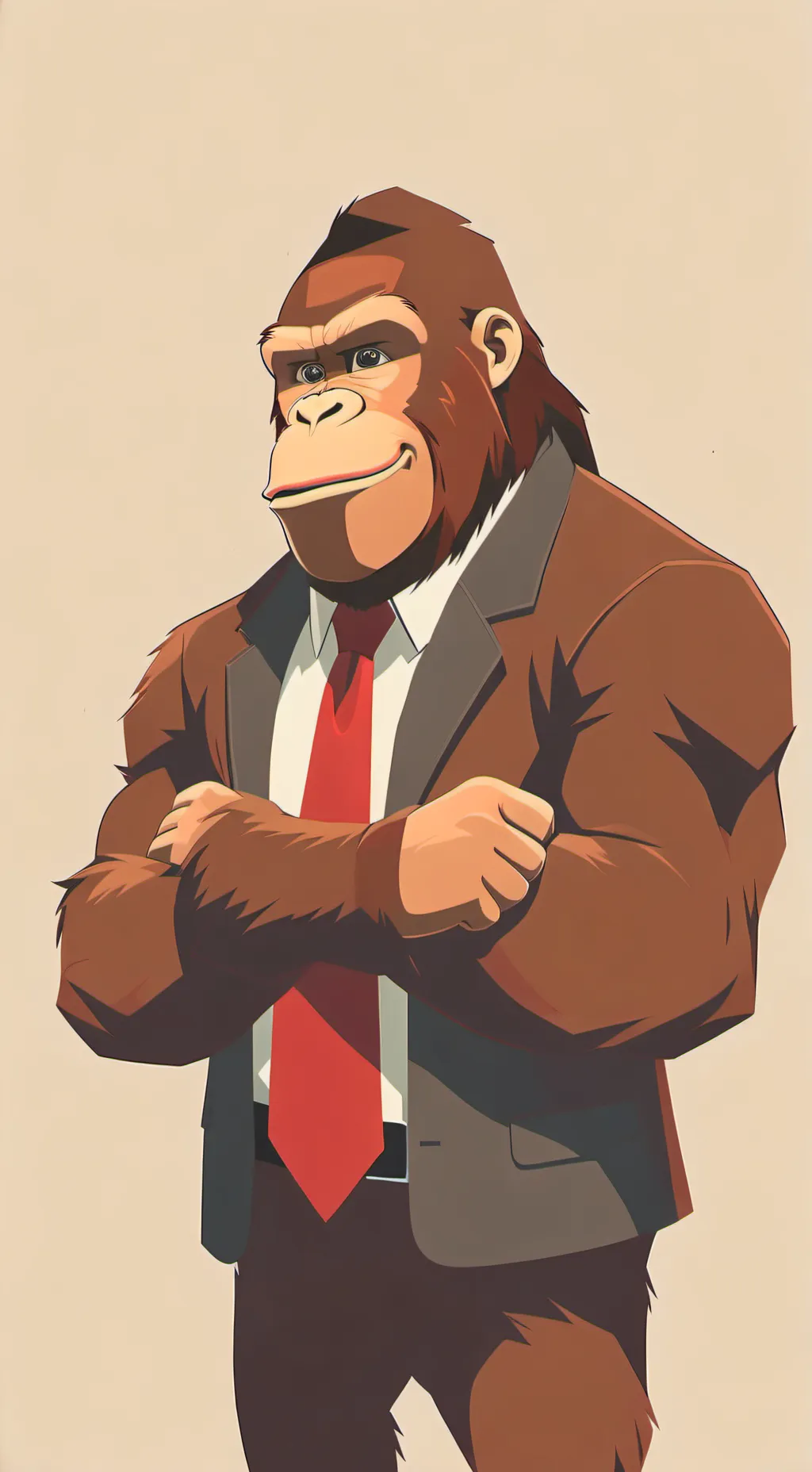 ai character: dapper kong background
