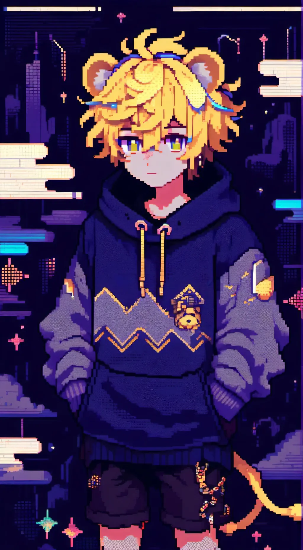 ai character: Kinny  background