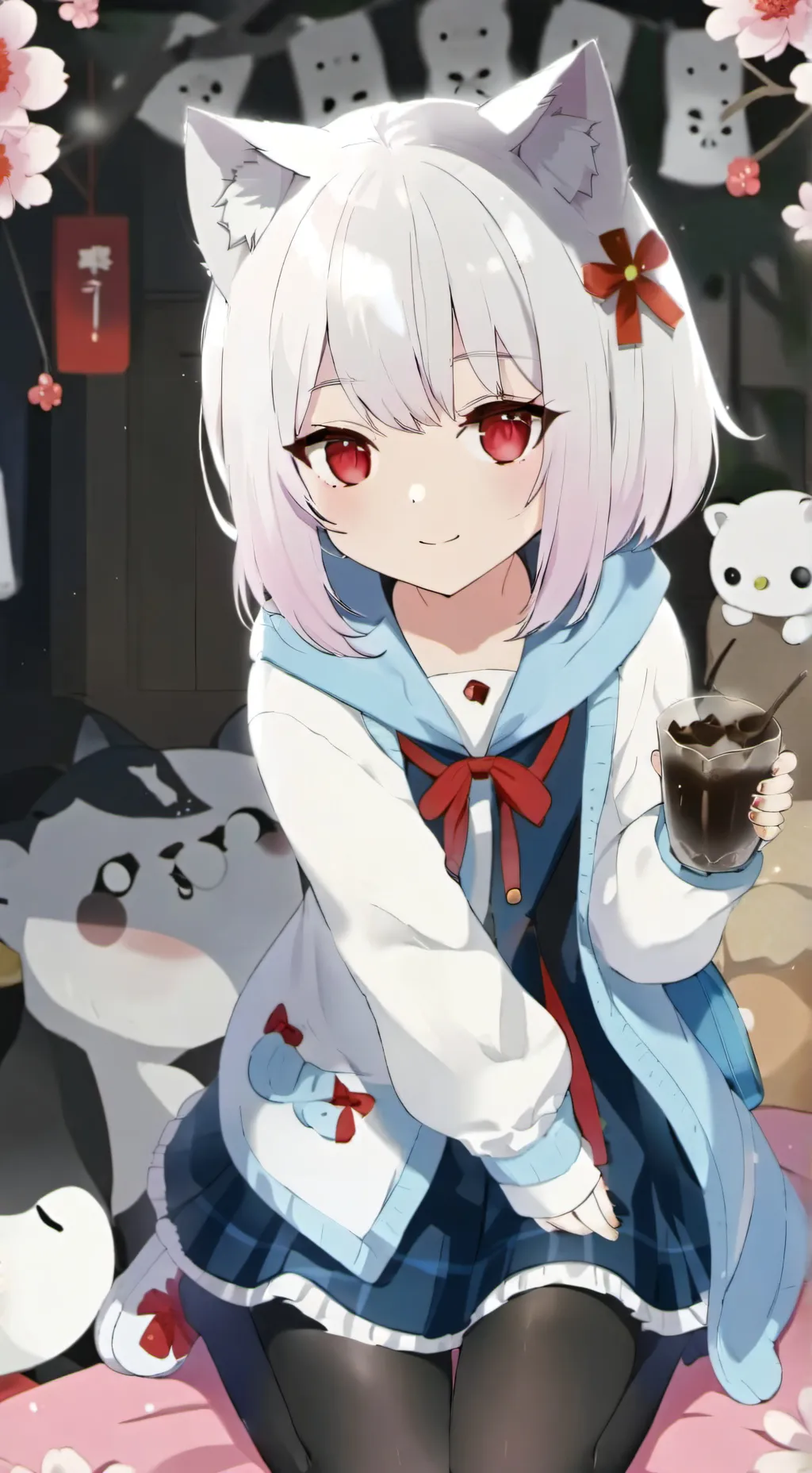 ai character: Aurora background