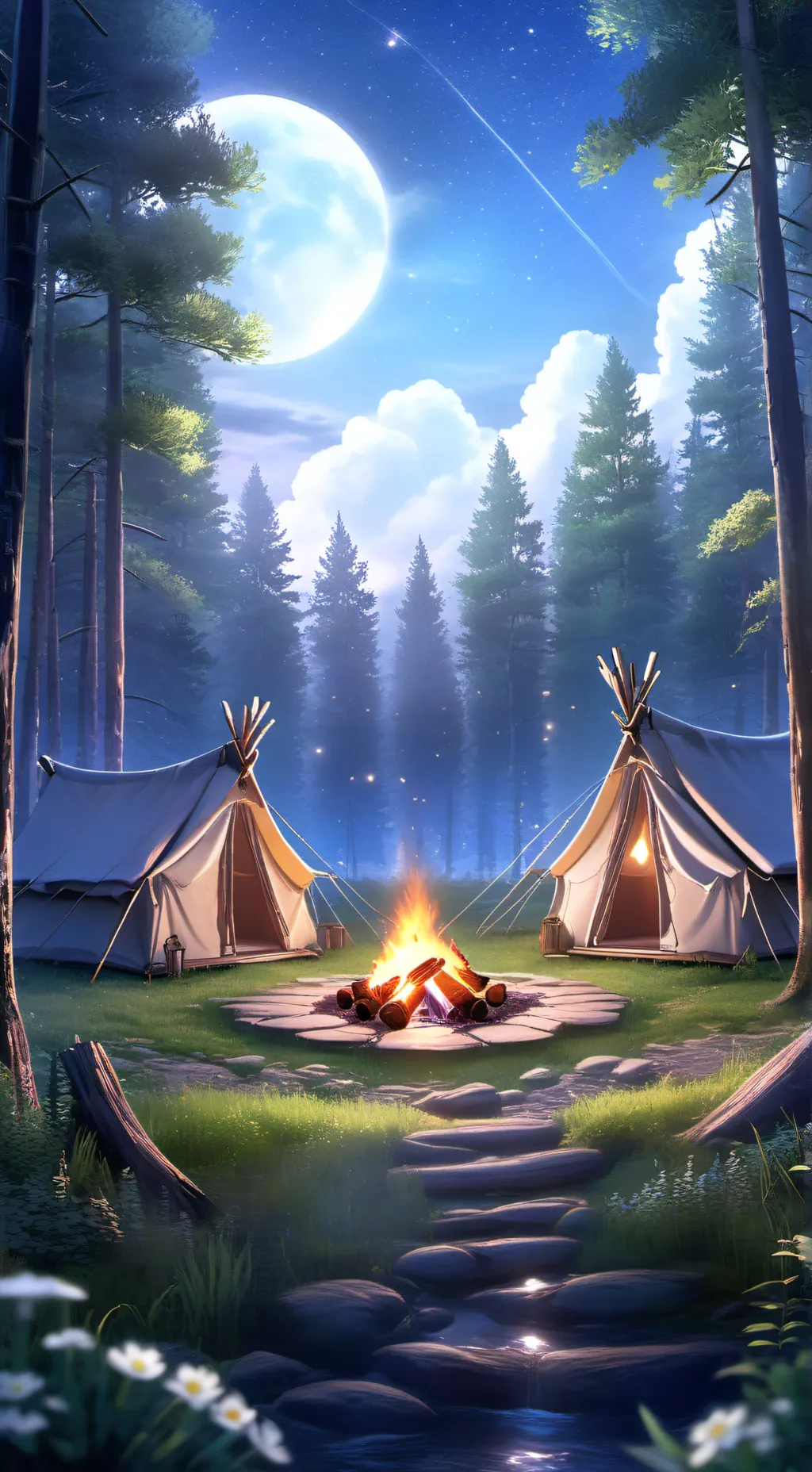 ai character: Place to relax.. background