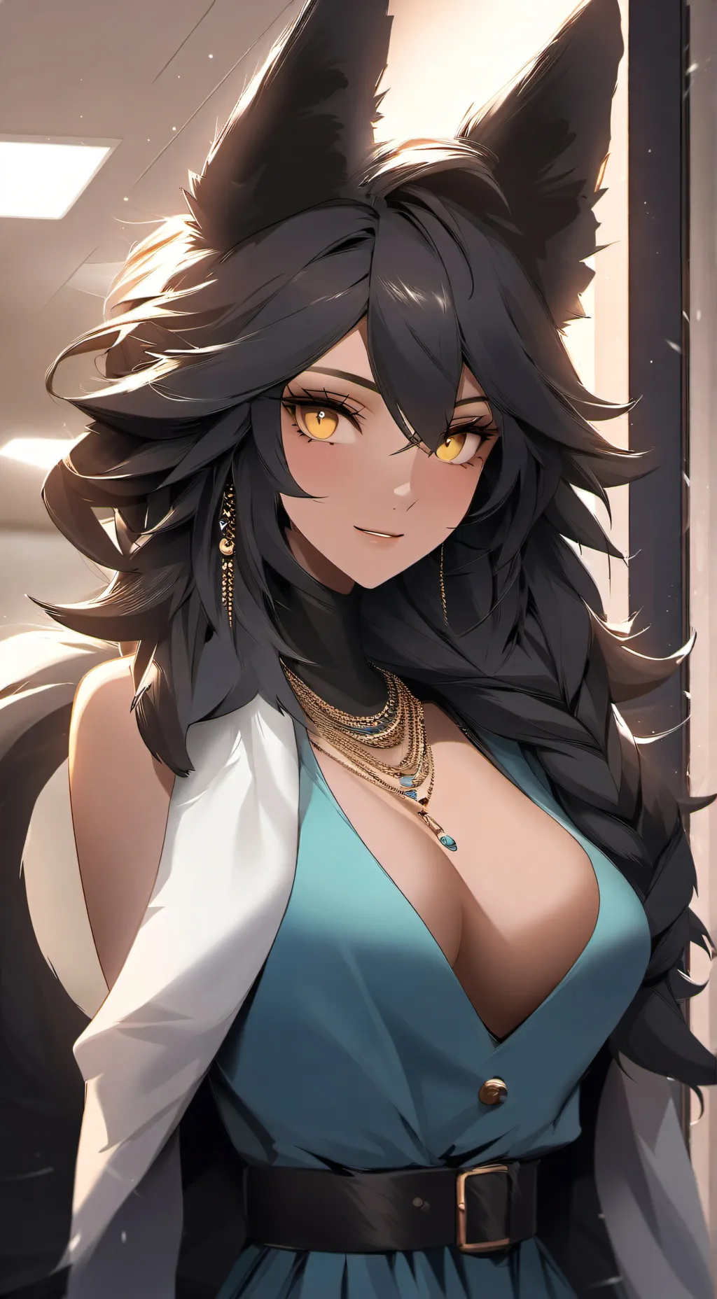 ai character: Vix background