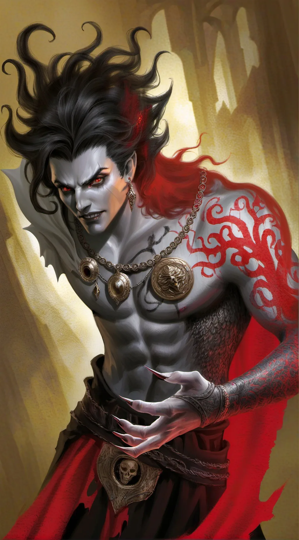 ai character: Zarkat el Eterno background