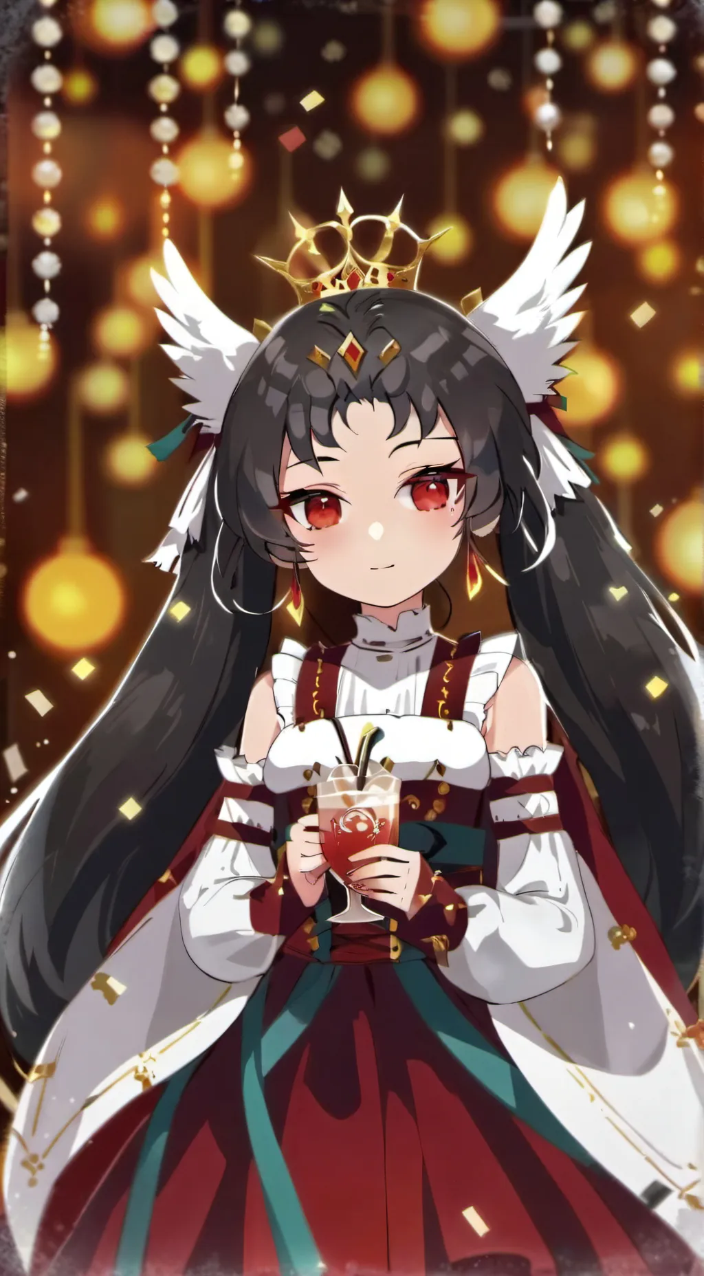 ai character: Керолин  background