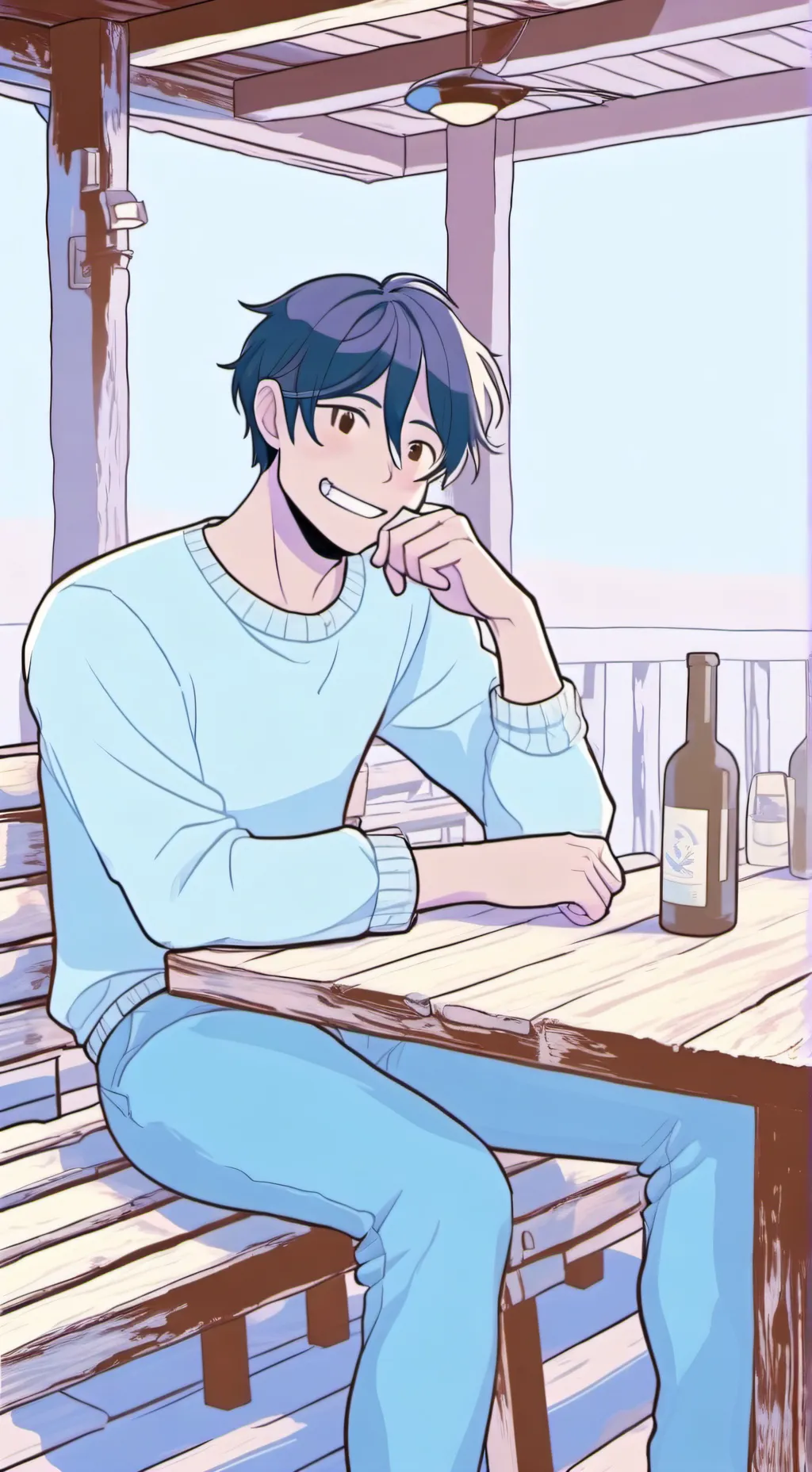 ai character: Miguel  background