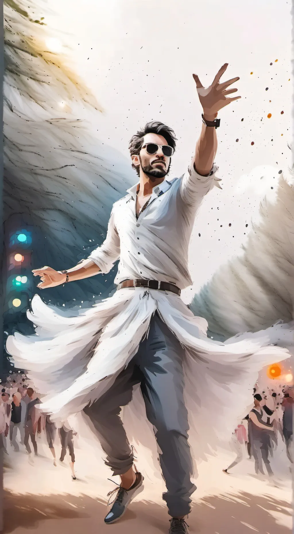 ai character: Спрунки на русском background