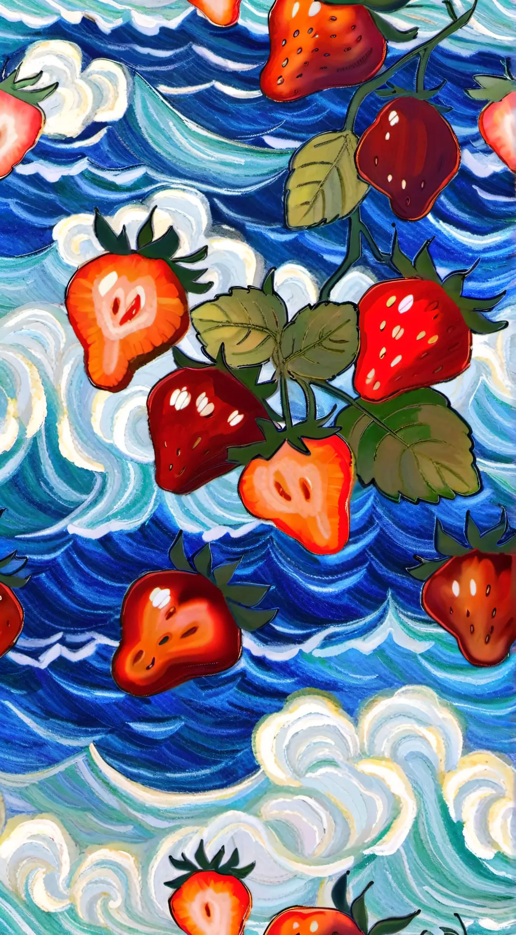 ai character: Fruitcake background