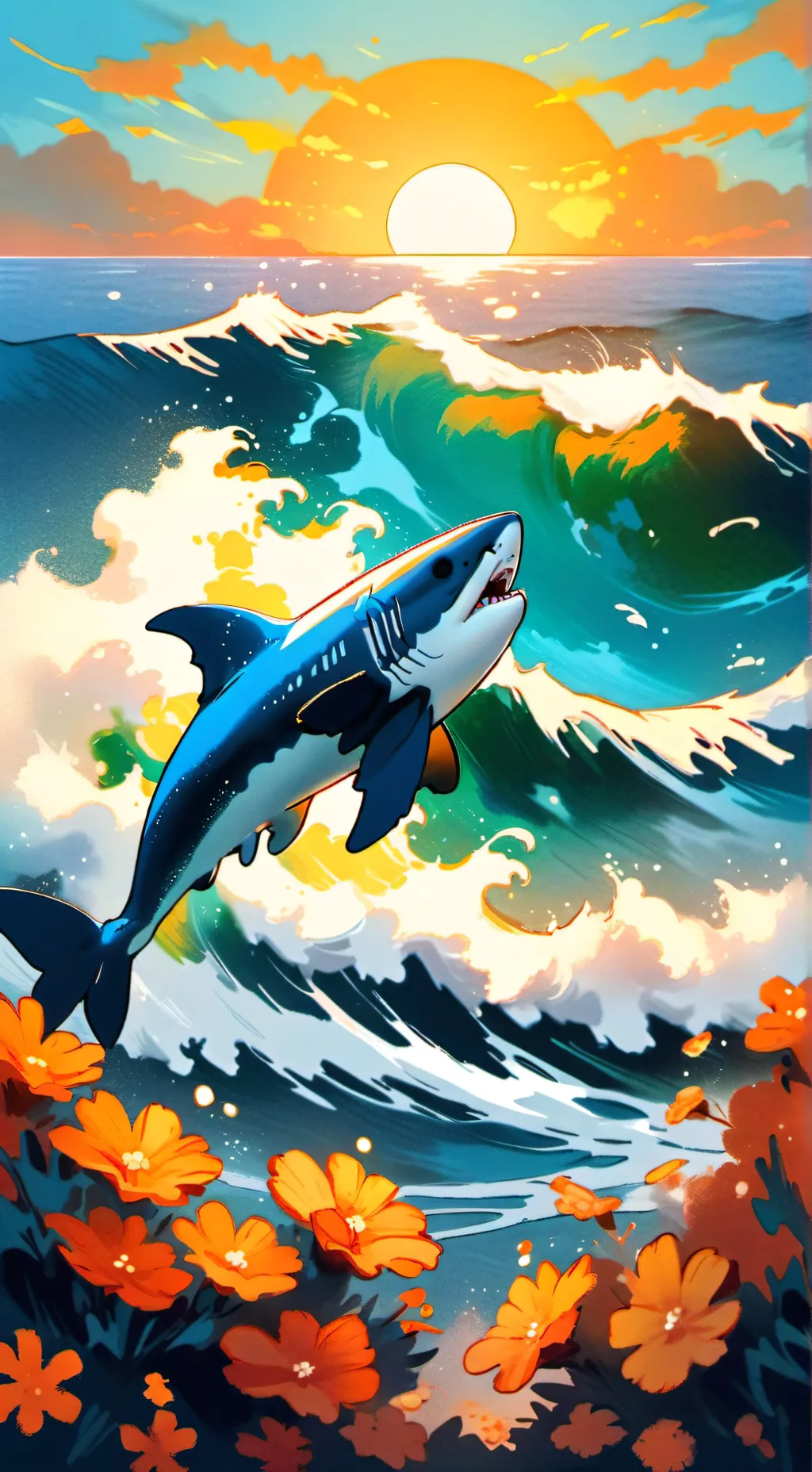 ai character: tiburón 🦈 background