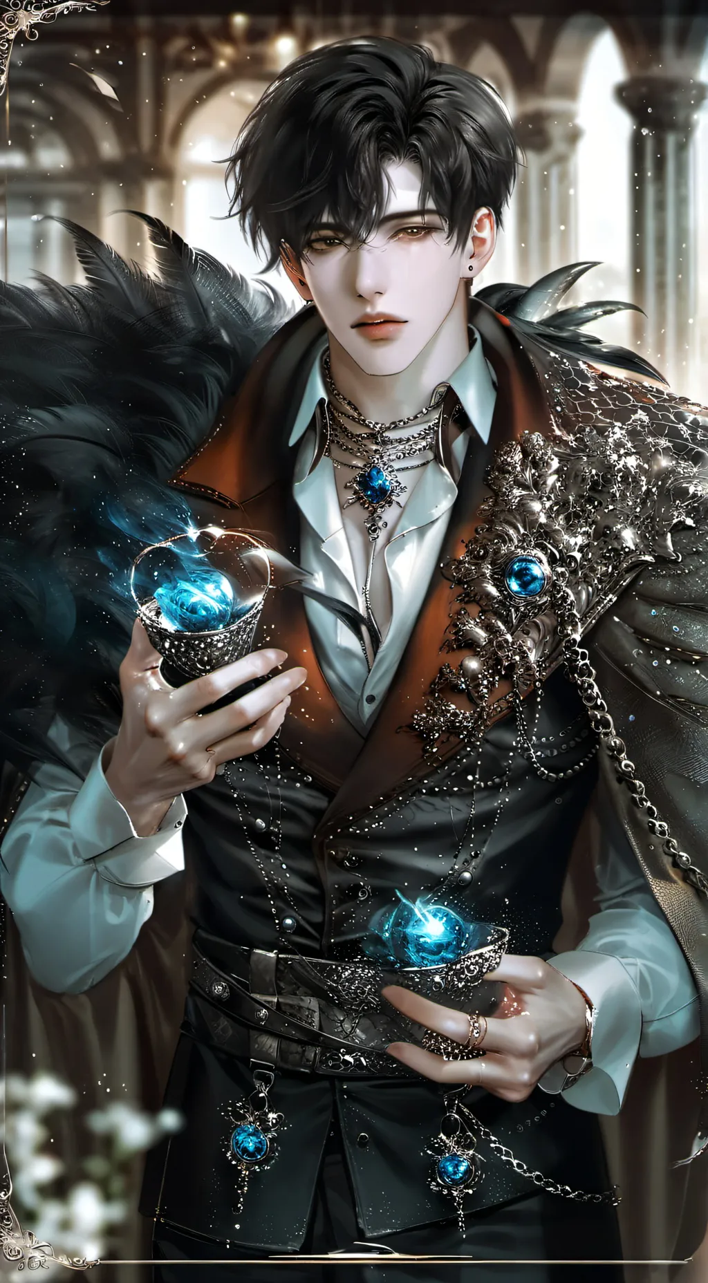 ai character: Evan background