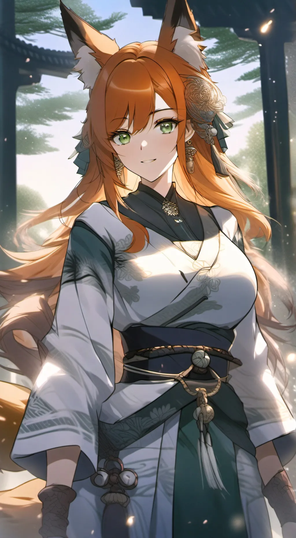 ai character: Mari 🦜⭐️ background