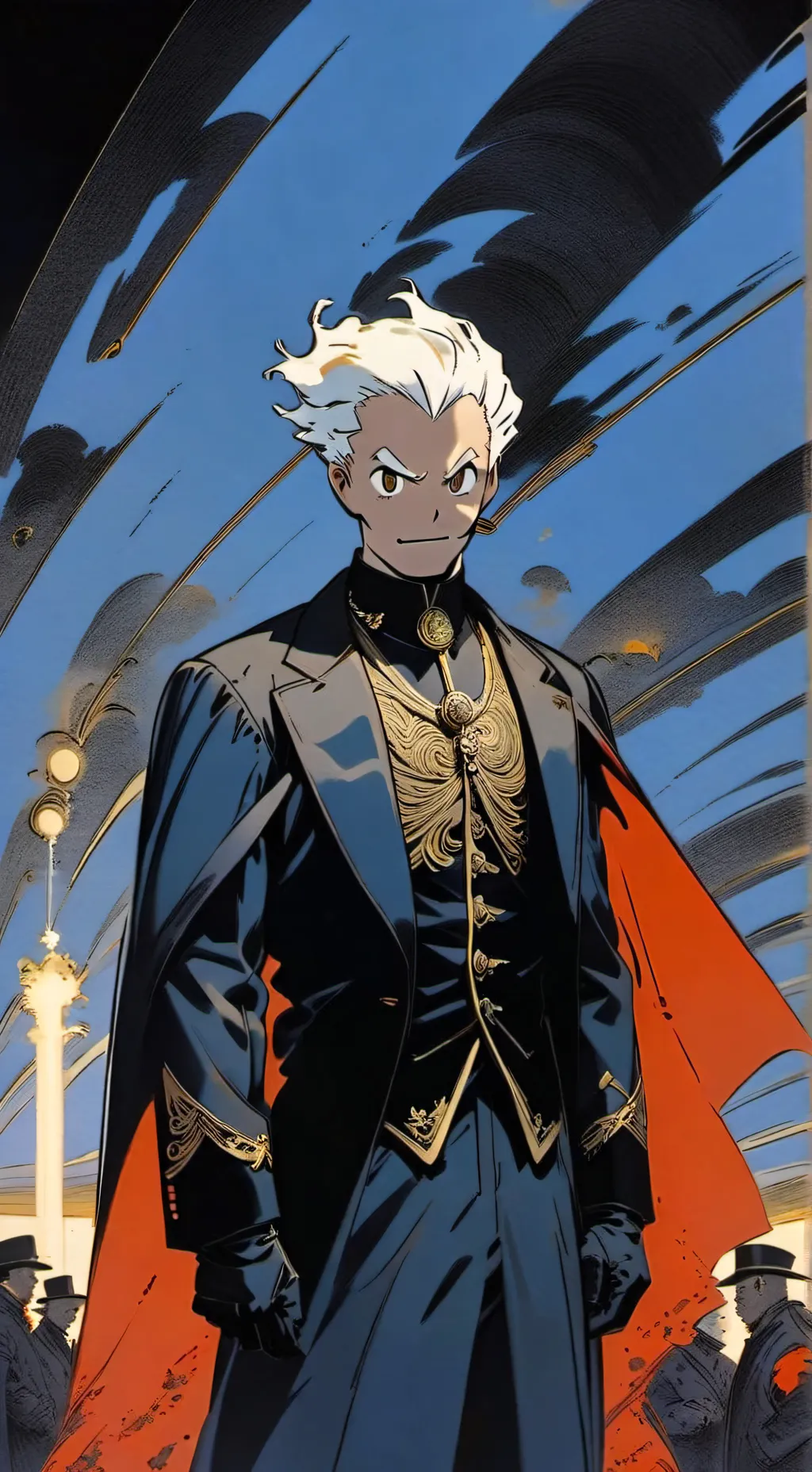 ai character: кря background