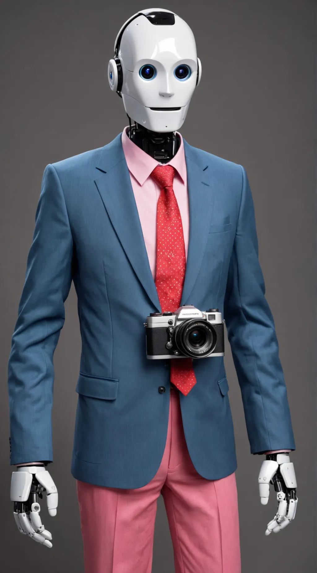 ai character: Lucky Cameraman background