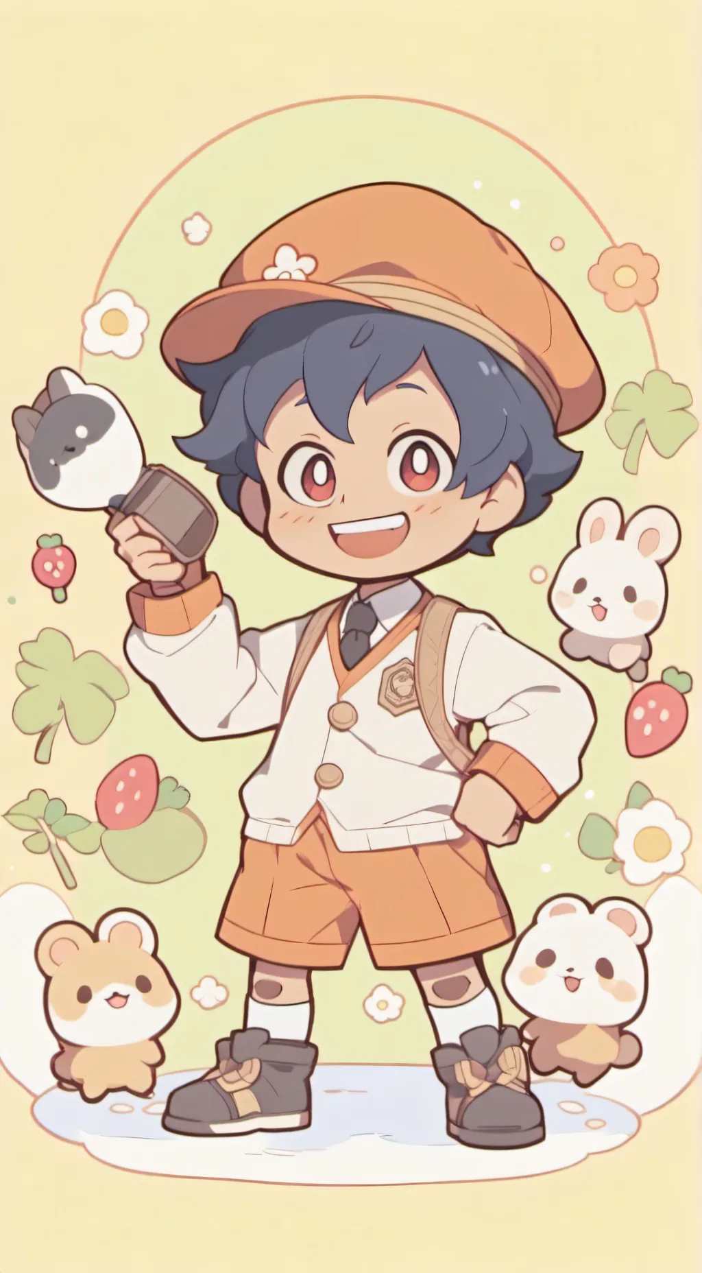 ai character: wally&his friends  background